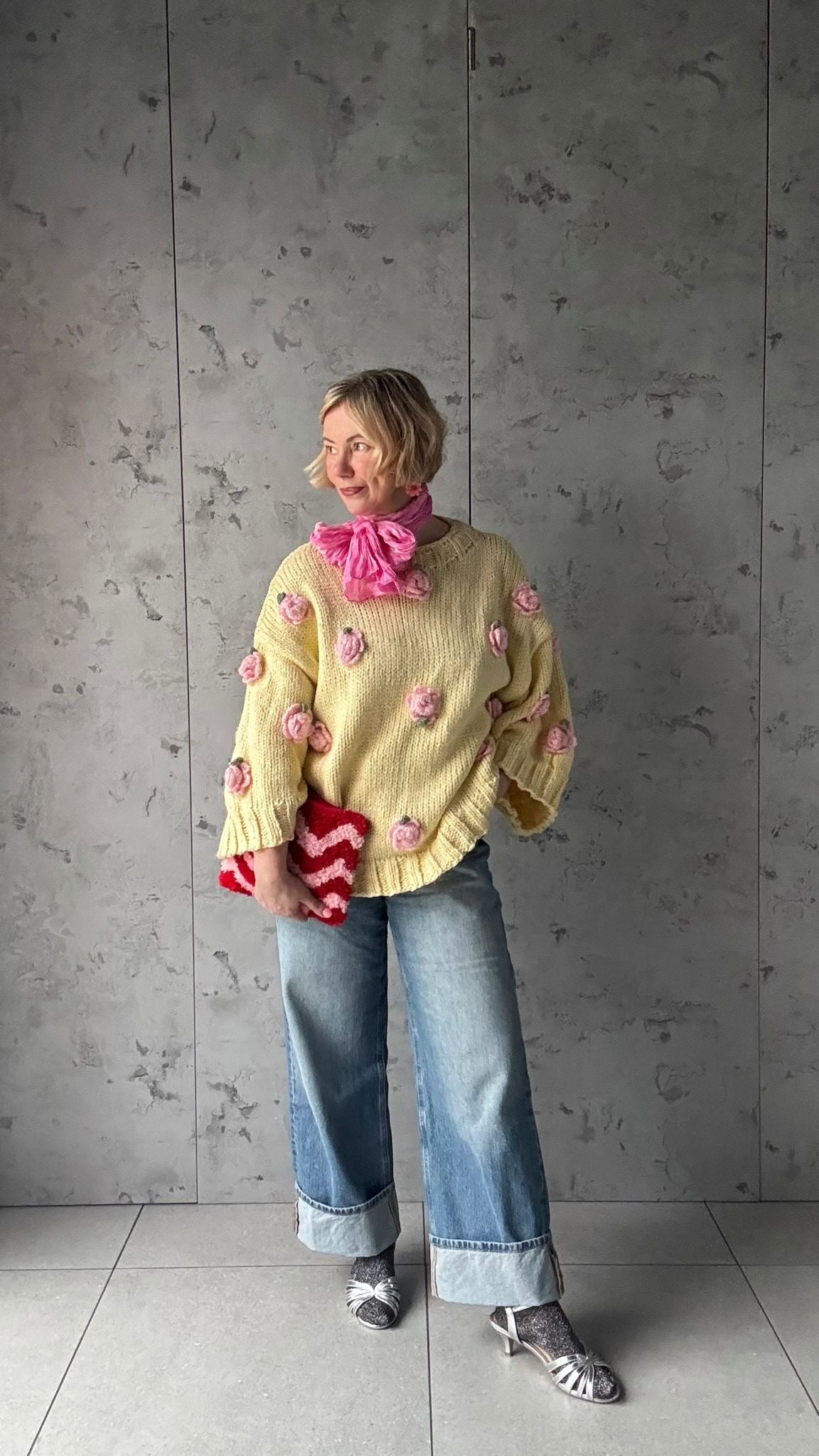 SORBET HANDMADE KNIT YELLOW *New