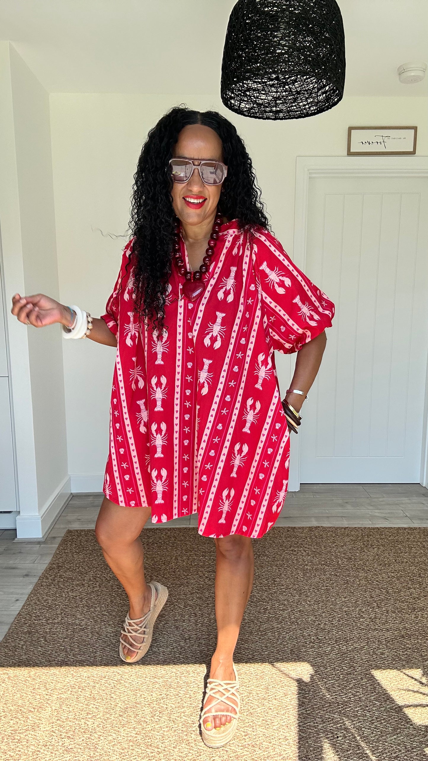 SUNSET LOBSTER TUNIC DRESS *New