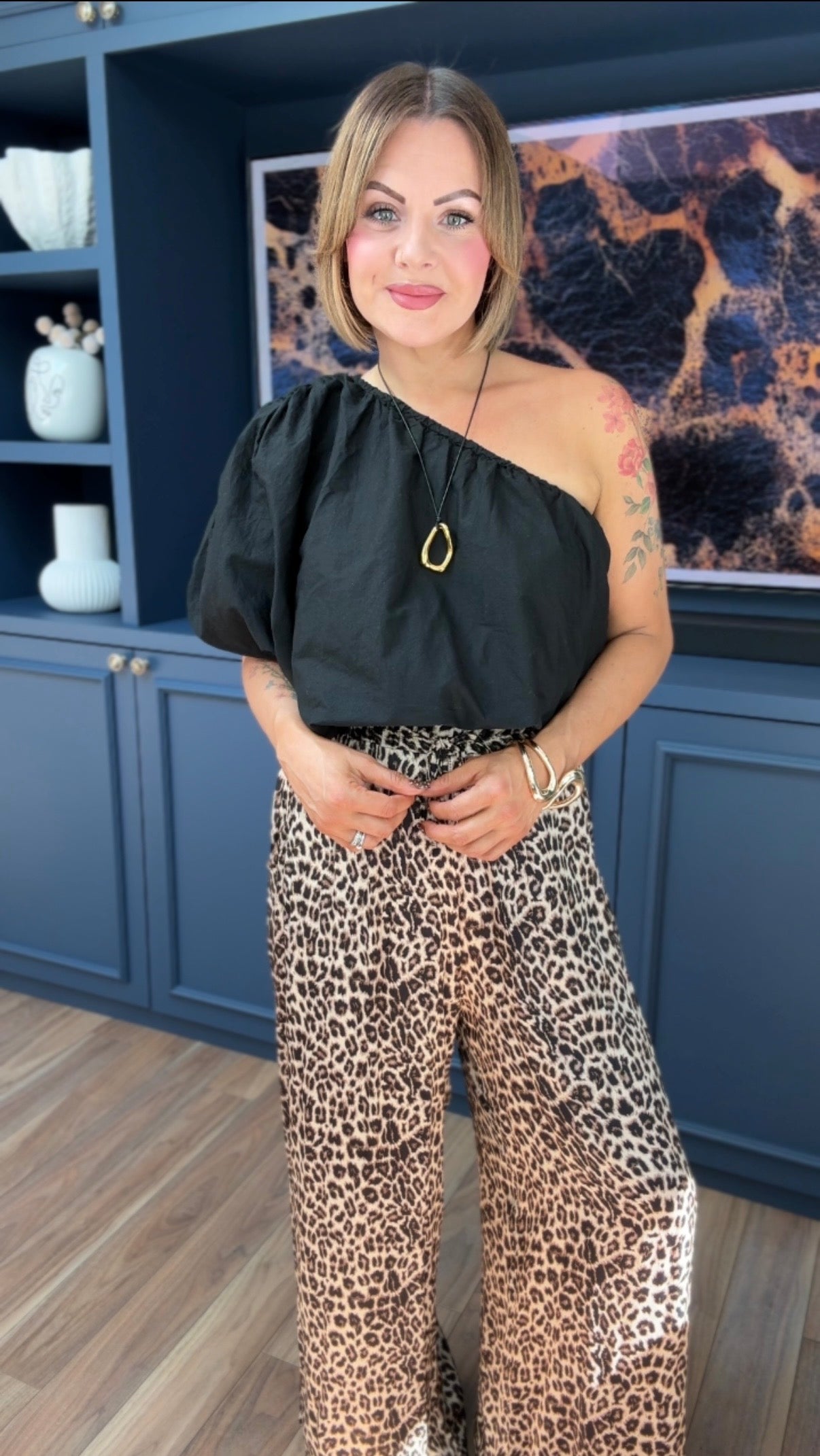 ALICE LEOPARD PRINT PALAZZO TROUSERS  *New & Trending