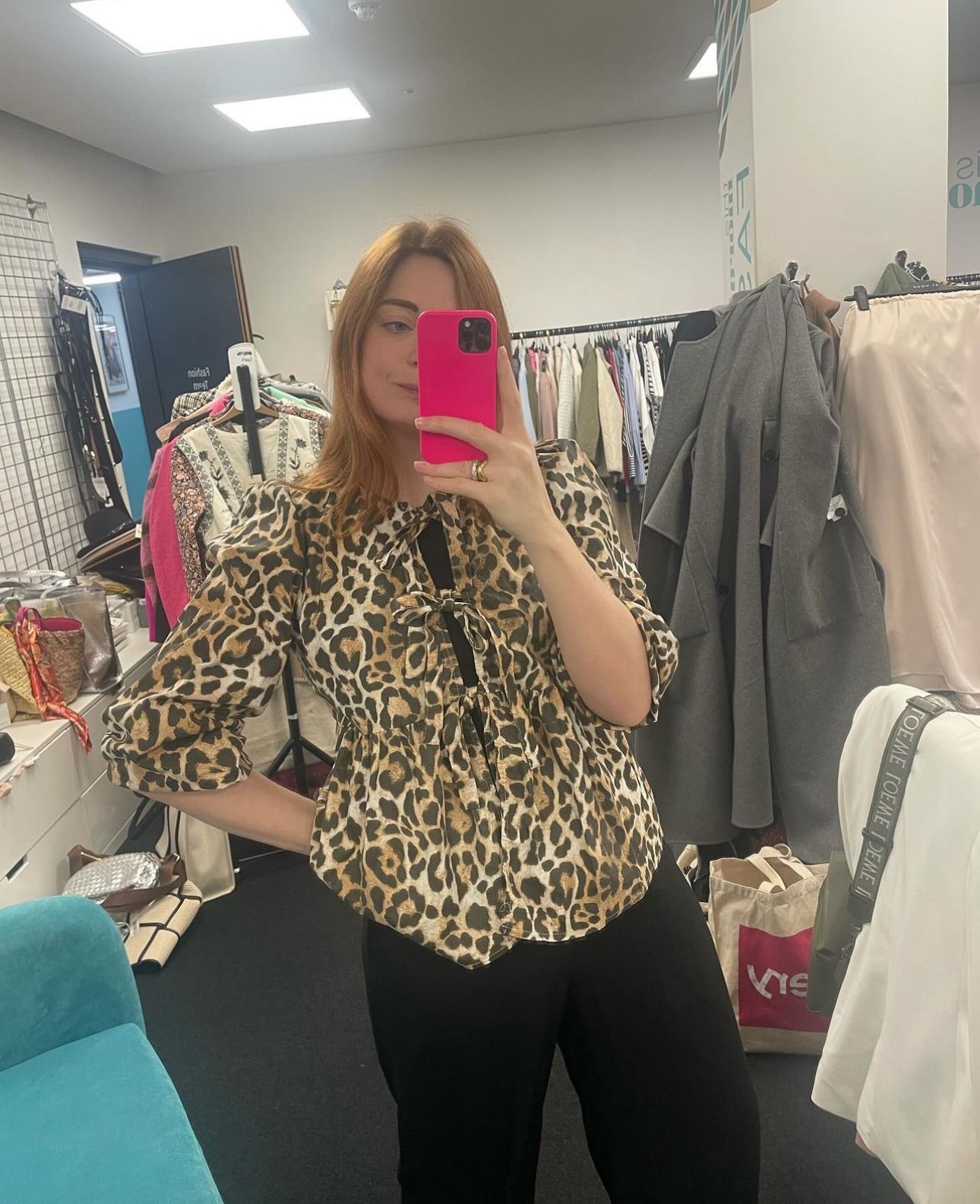 KRISTEN LEOPARD TOP *New