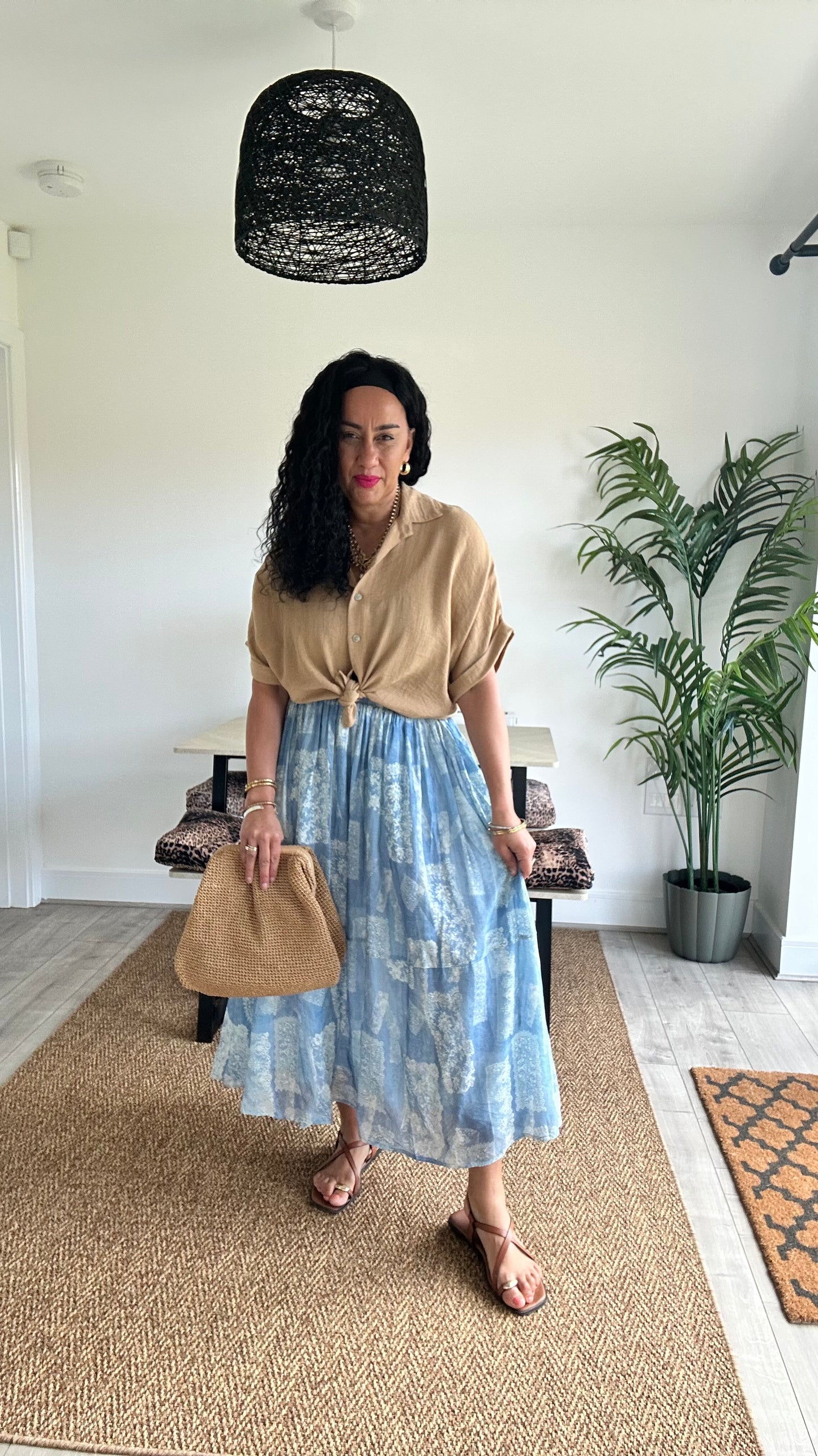 SALE ADELE VINTAGE INSPIRED DETAIL SKIRT
