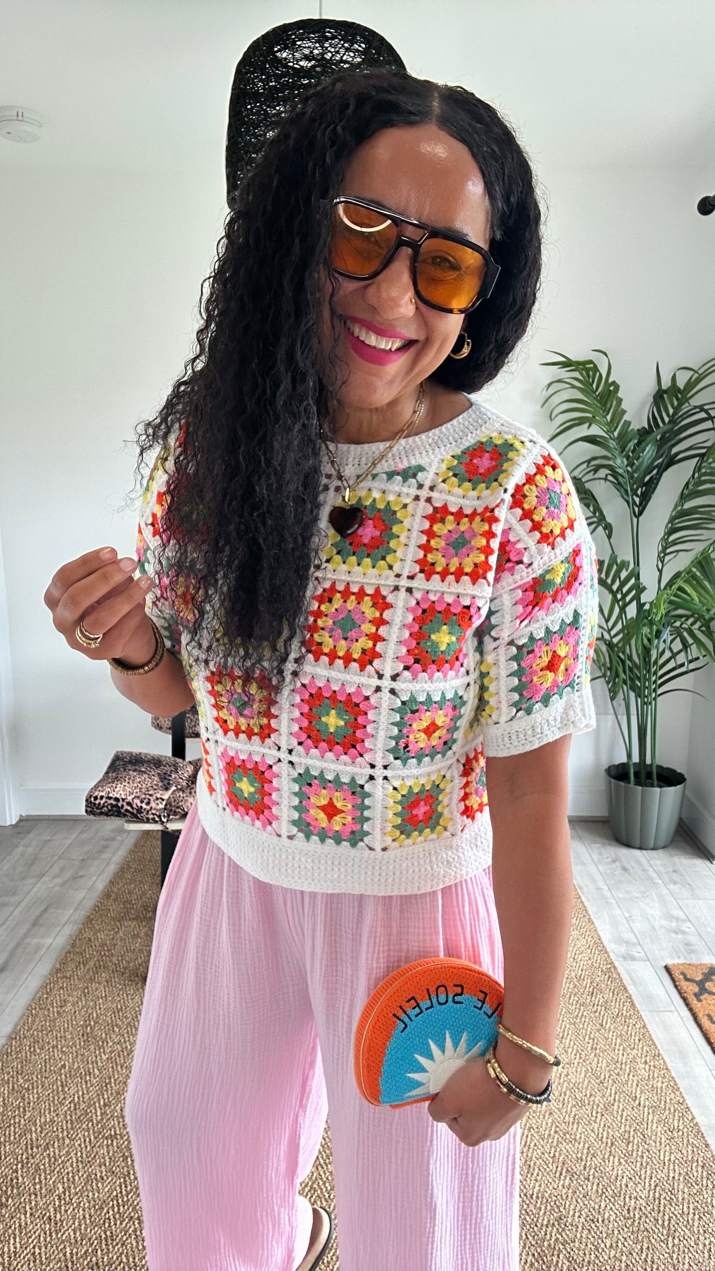 MARIAN CROCHET T-SHIRT *New