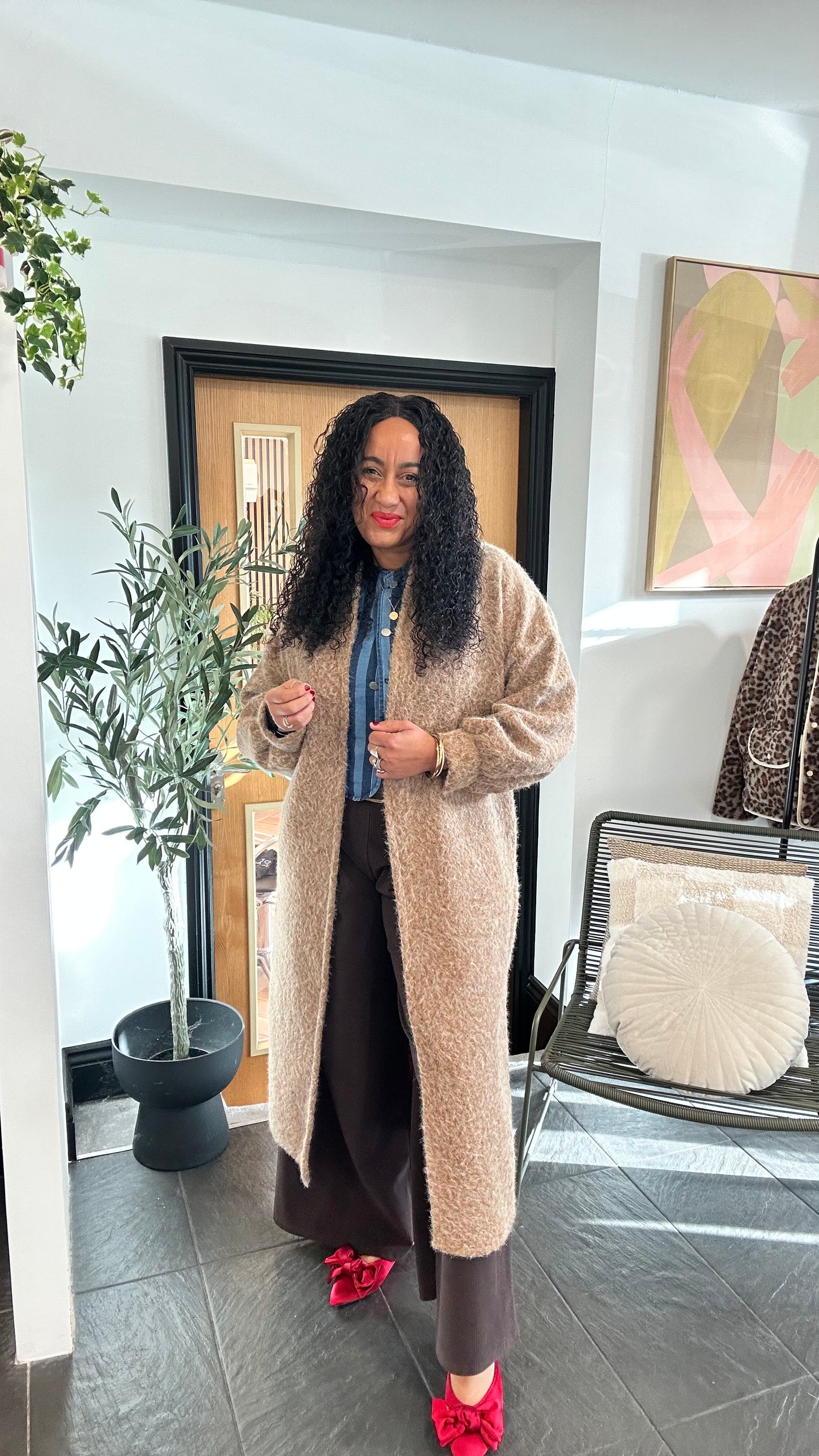 ALMA COATIGAN BEIGE *NEW