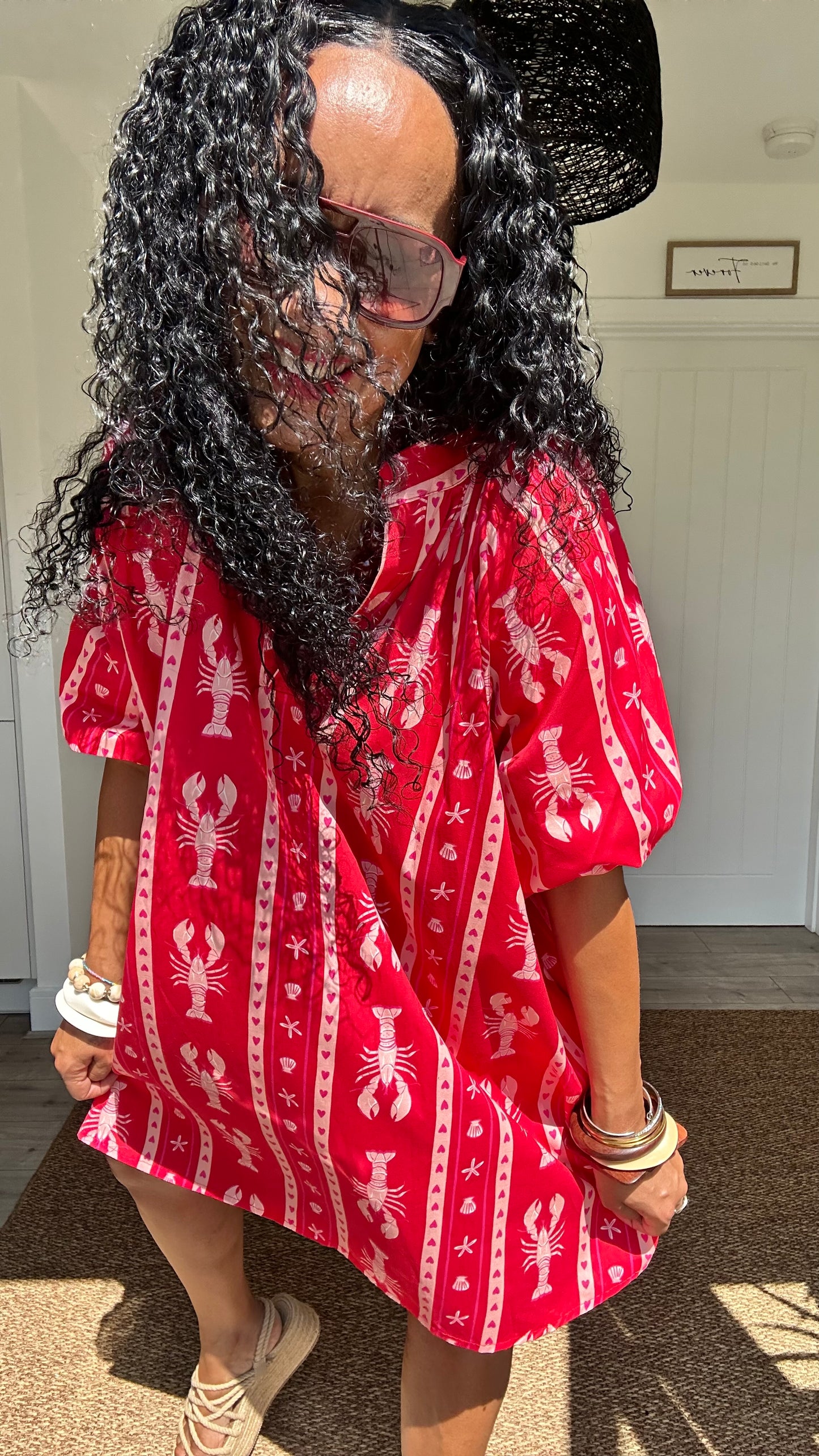 SUNSET LOBSTER TUNIC DRESS *New