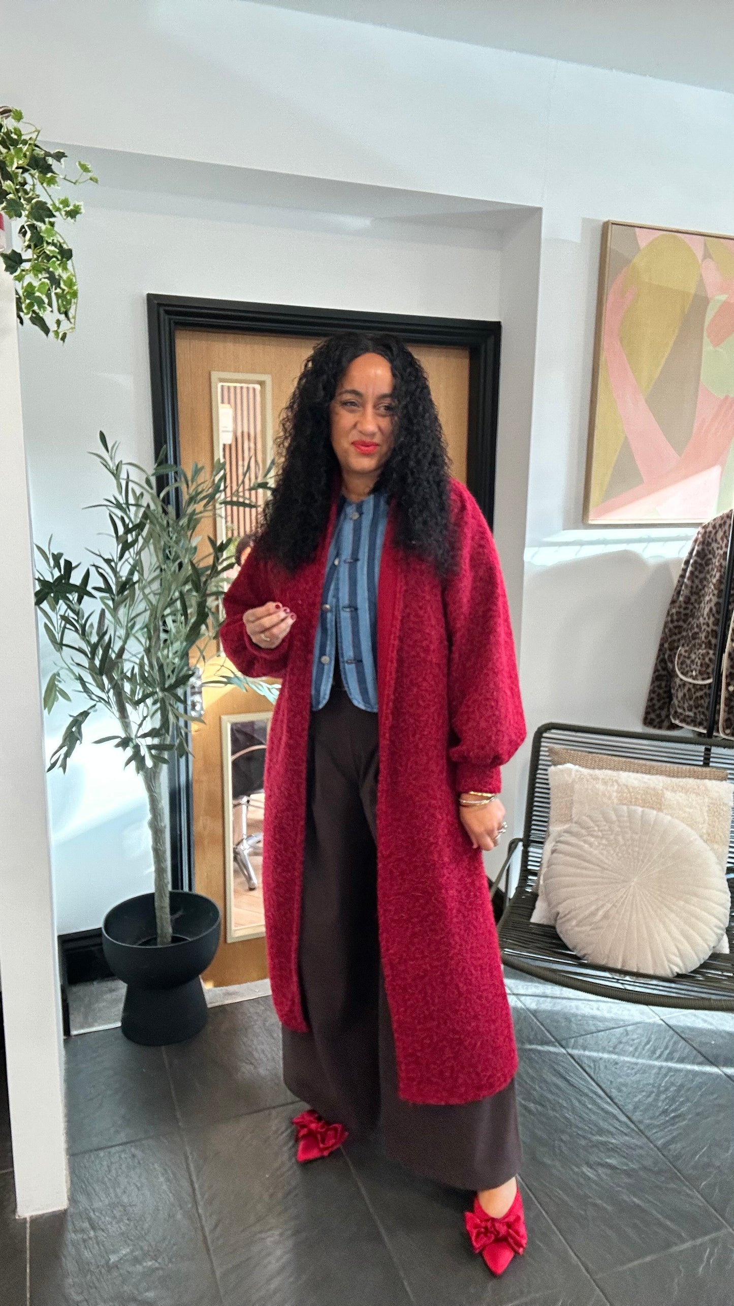 ALMA COATIGAN BURGUNDY WINE *NEW