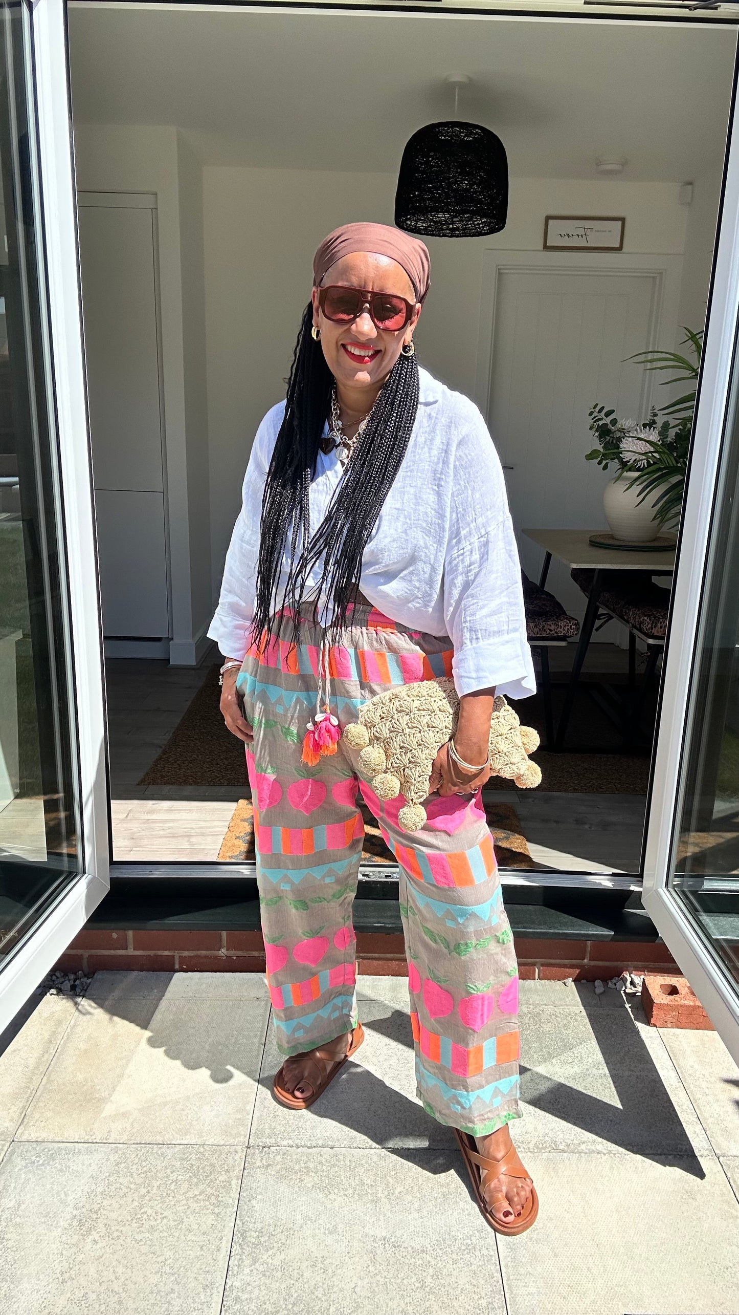 ARTISAN HANDCRAFTED TROUSERS 💗 PINK  FRUIT *New