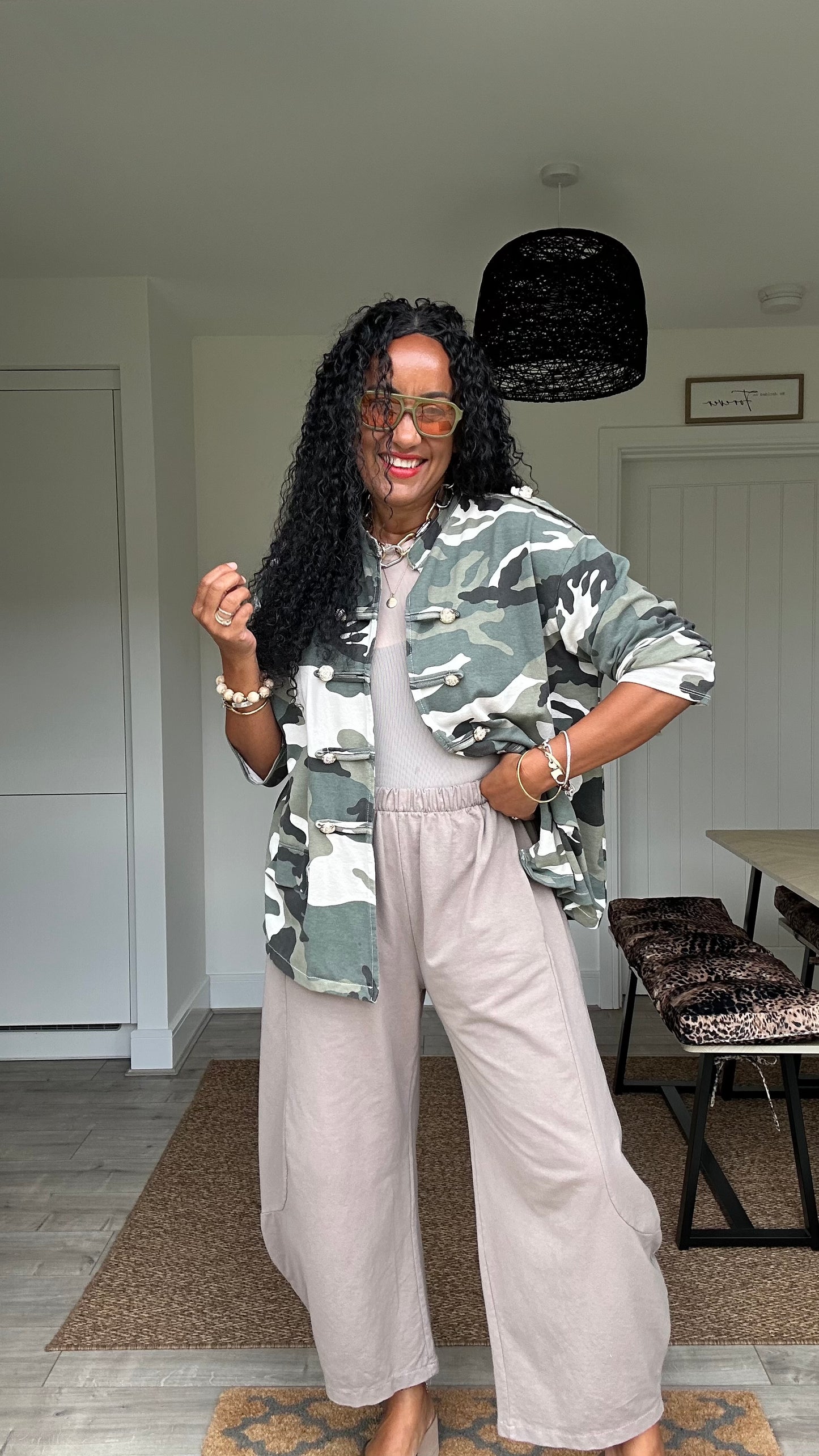 CAMOUFLAGE MILITARY JACKET *New