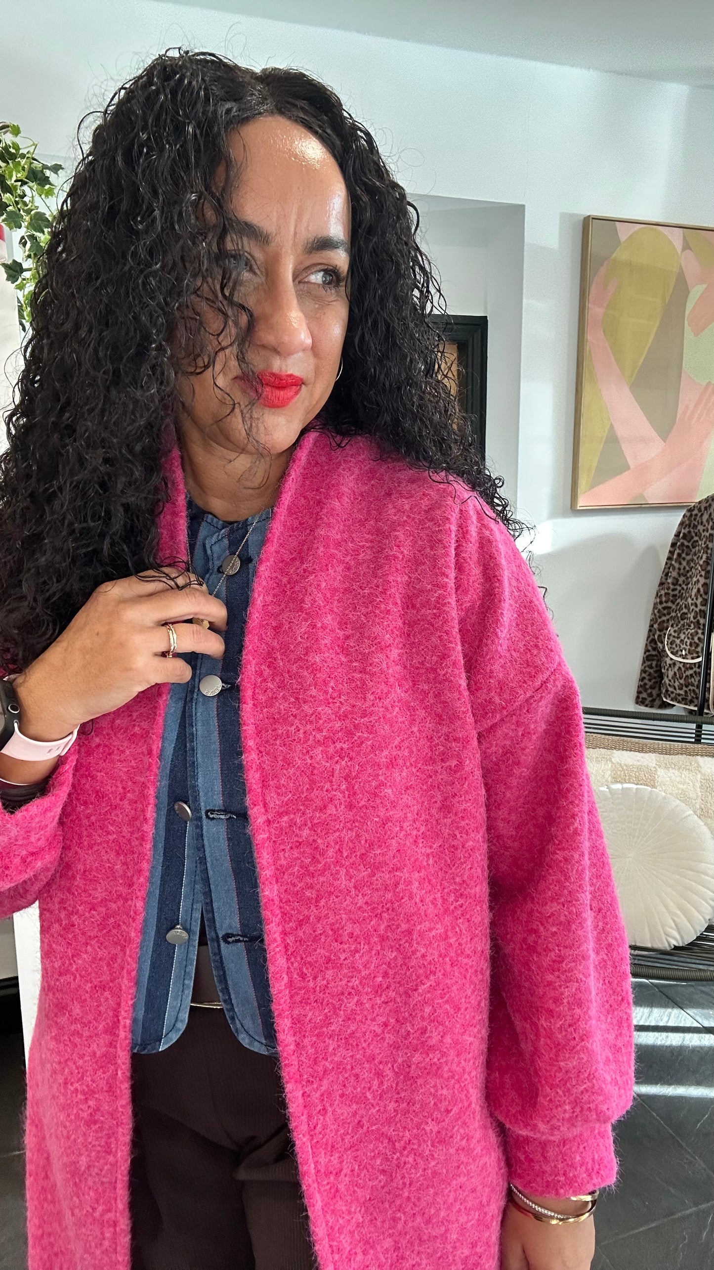 ALMA COATIGAN PINK *NEW