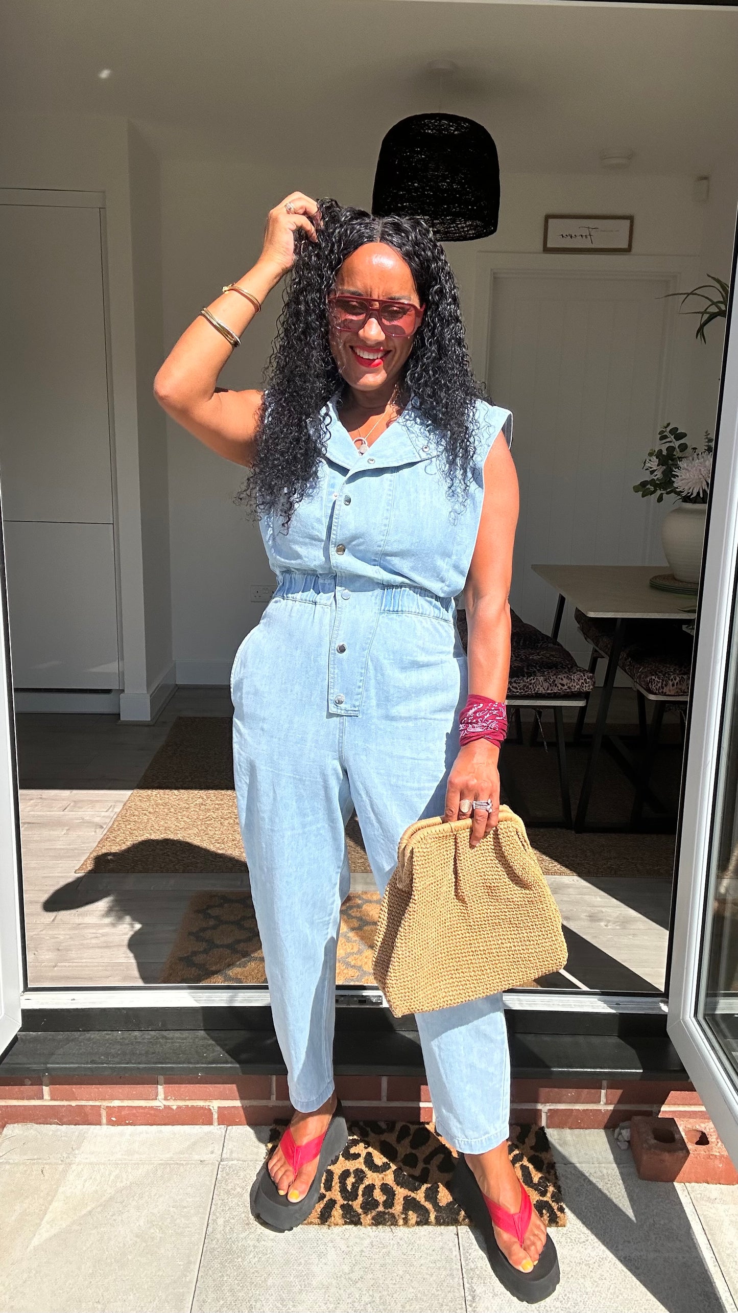 MARCIA DENIM JUMPSUIT *New