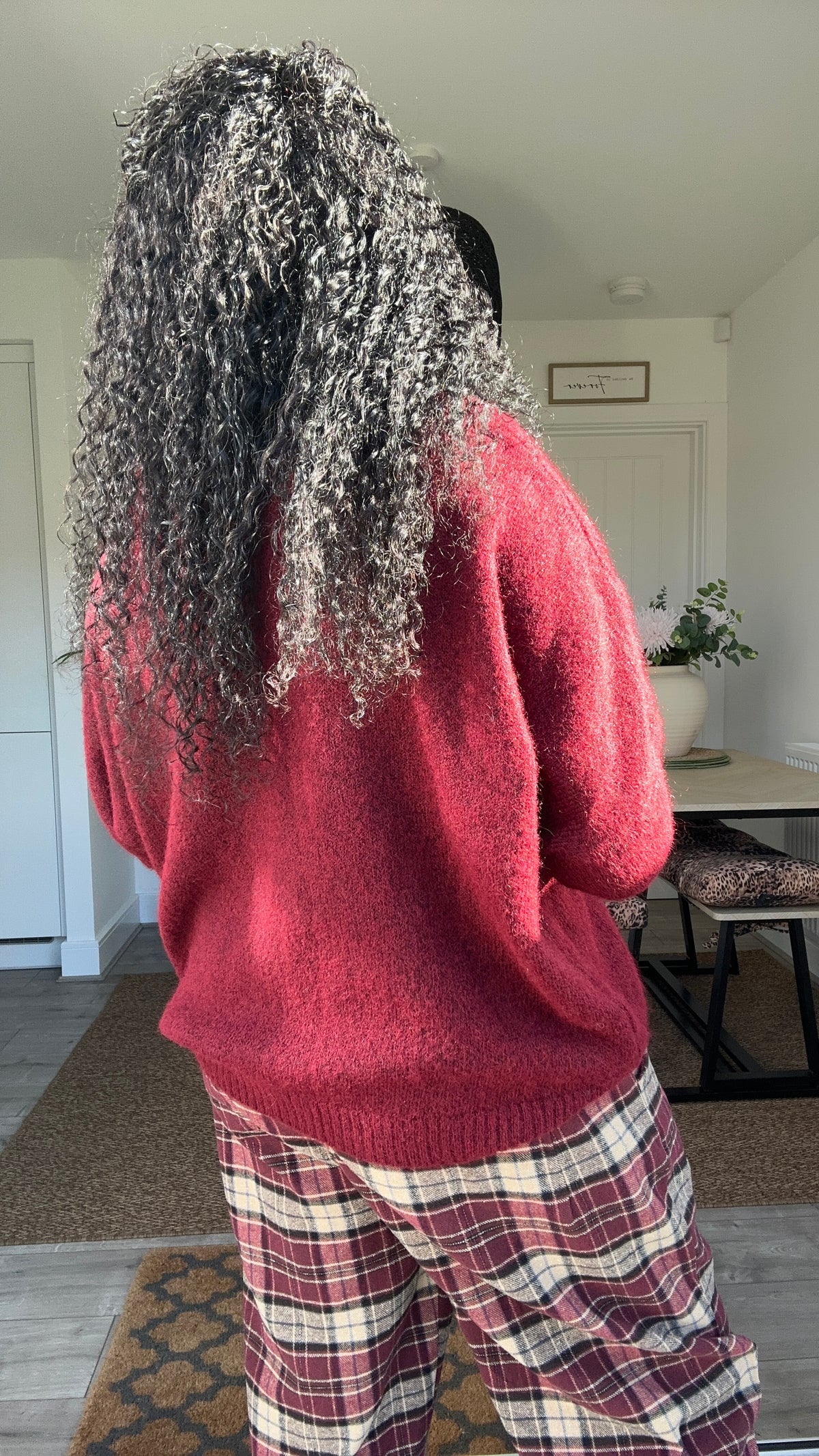 ZETO SOFT KNIT OVERSIZED JUMPER BURGUNDY *New