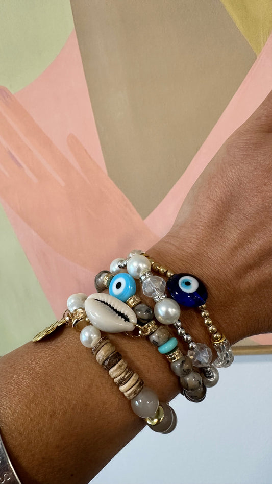 EVIL EYE STACK BRACELET *New