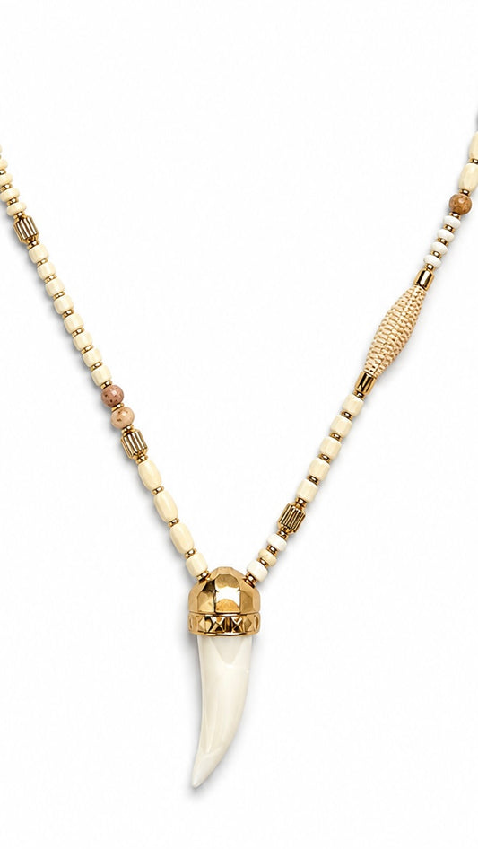 TUSK PENDANT NECKLACE *New