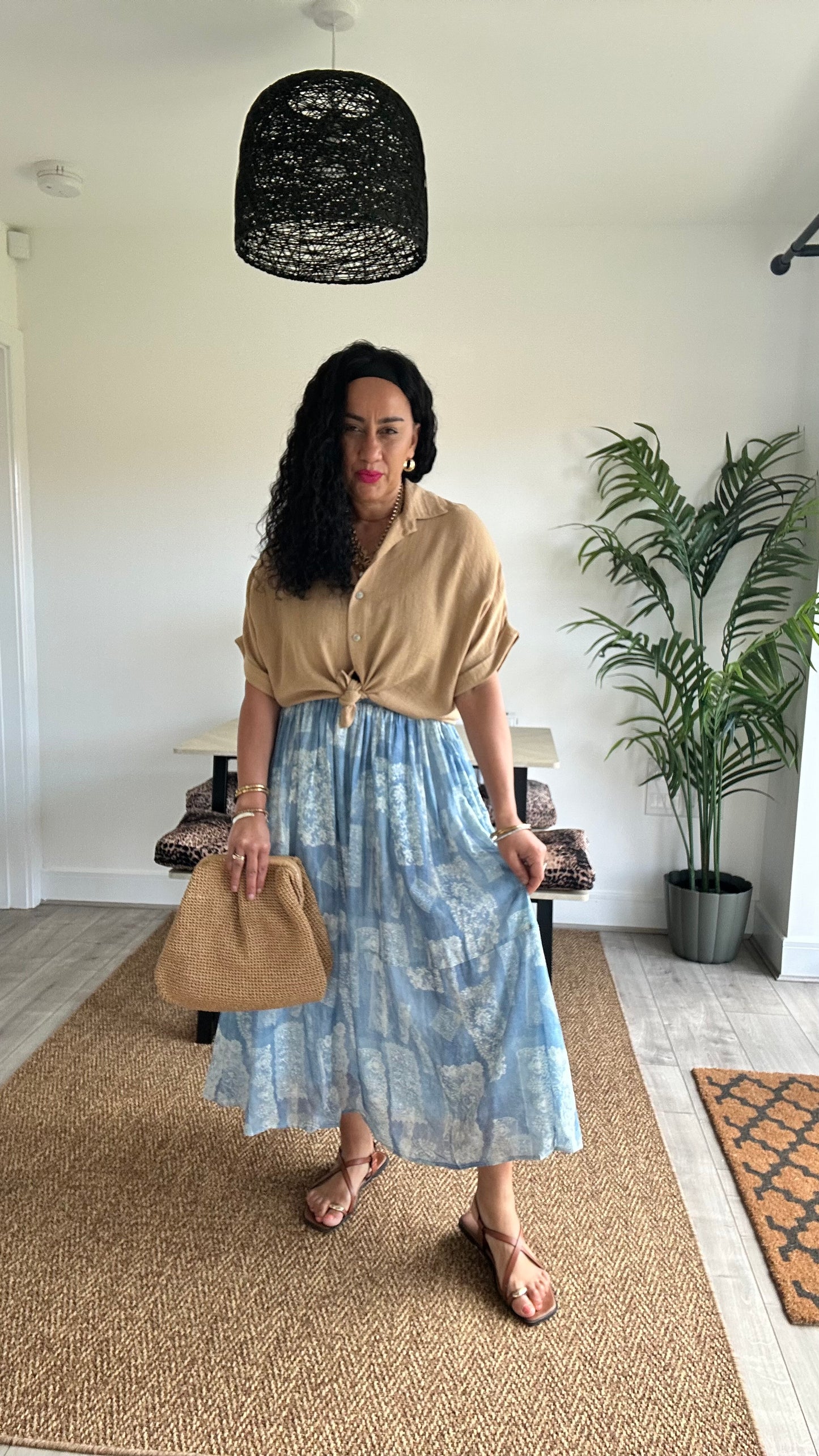 SALE ADELE VINTAGE INSPIRED DETAIL SKIRT