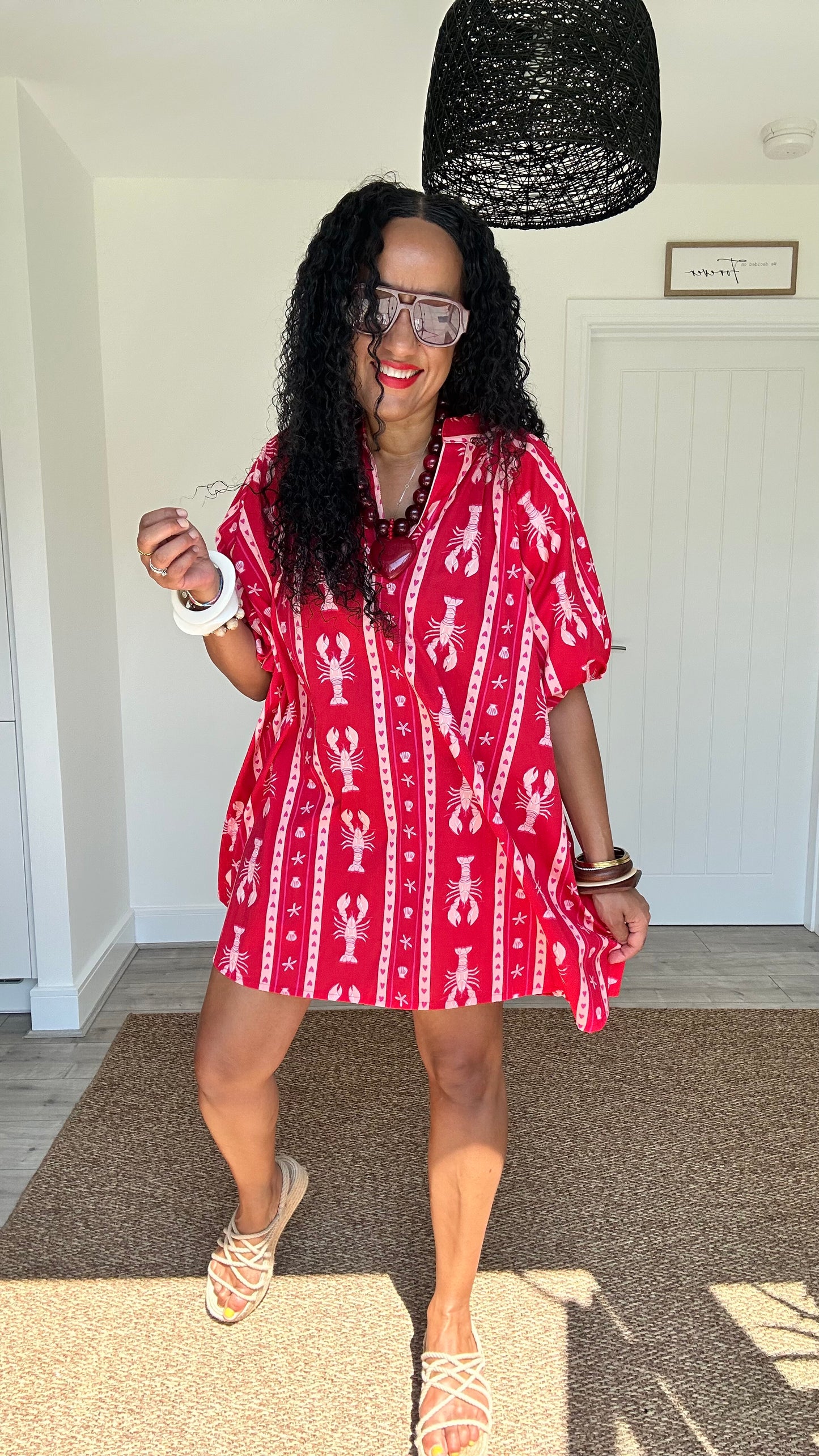 SUNSET LOBSTER TUNIC DRESS *New
