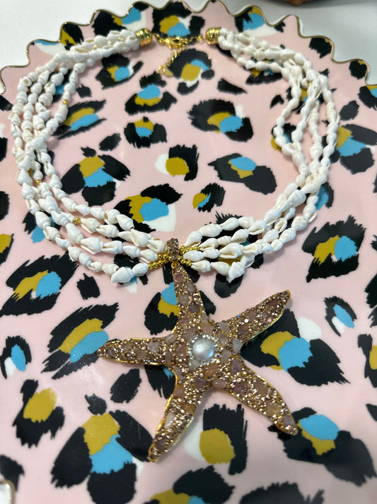 STAR FISH & SHELL NECKLACE *New