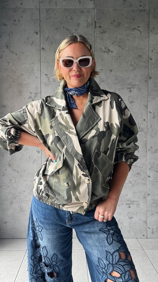 JADON CAMOUFLAGE JACKET*New