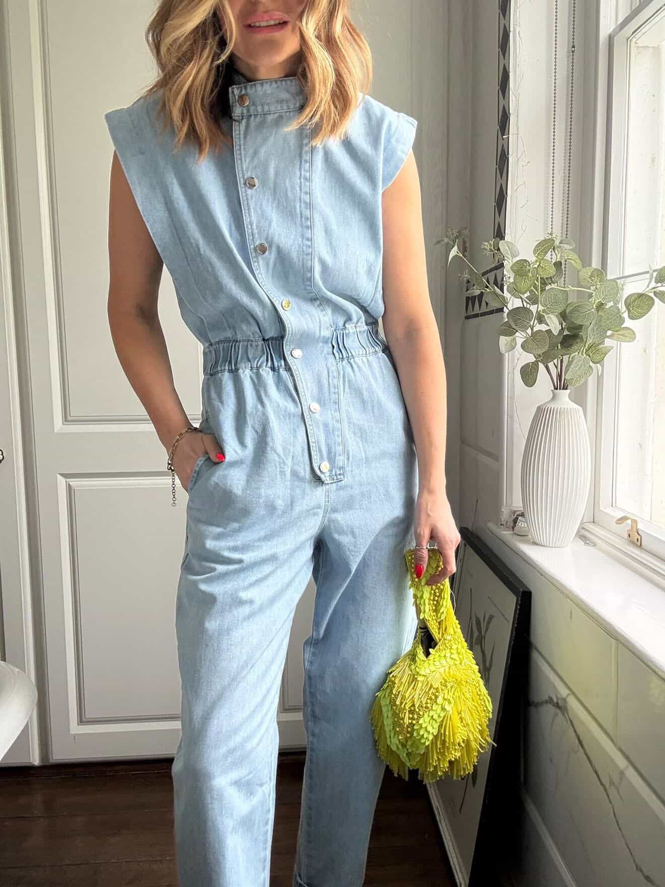 MARCIA DENIM JUMPSUIT *New