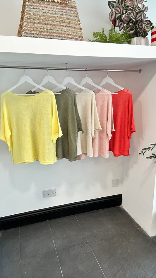 FINLEY FINE KNIT LEMON 🍋*New
