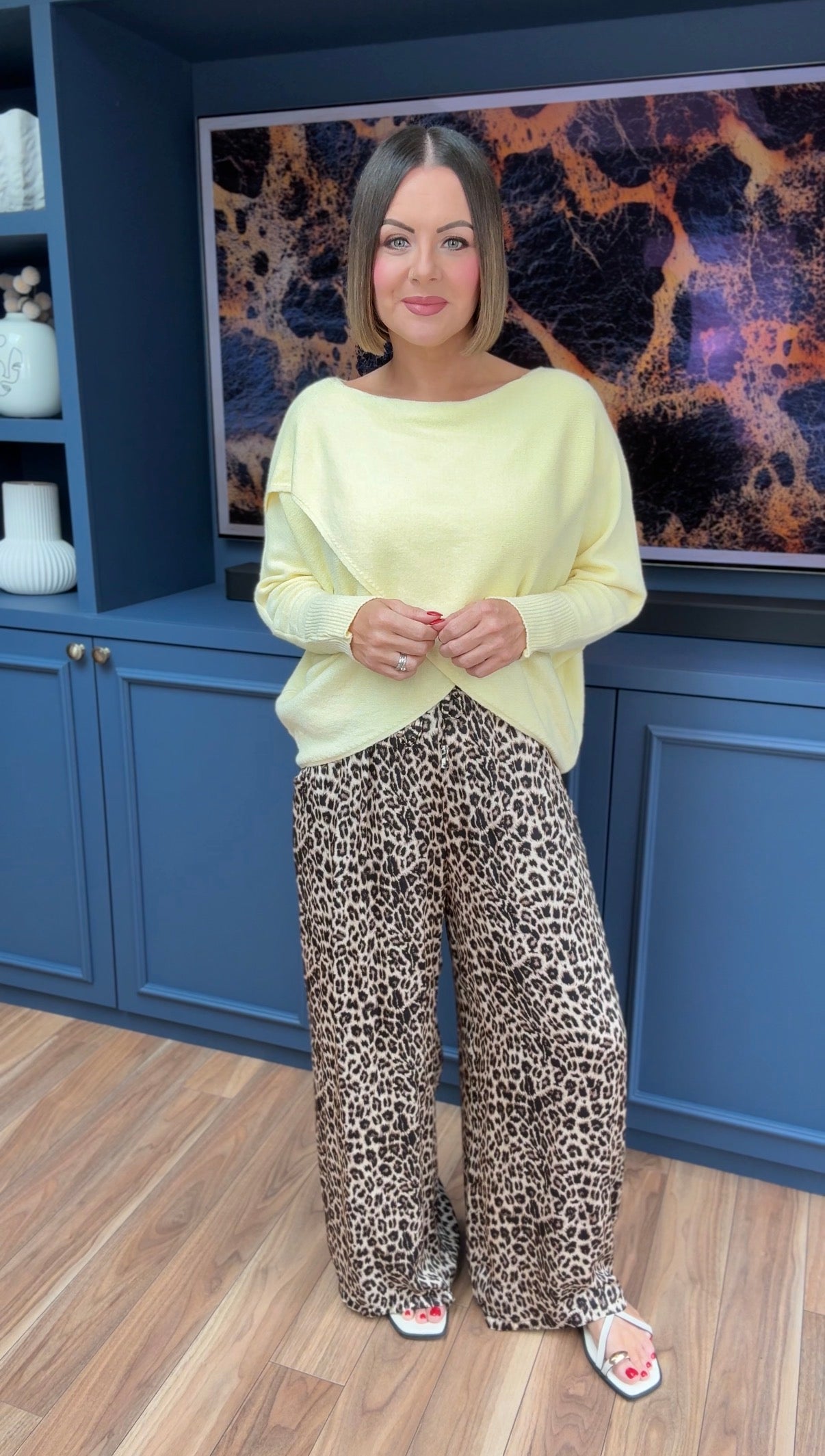 ALICE LEOPARD PRINT PALAZZO TROUSERS  *New & Trending