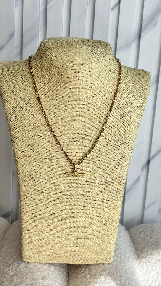 T-BAR BELCHER CHAIN GOLD *New