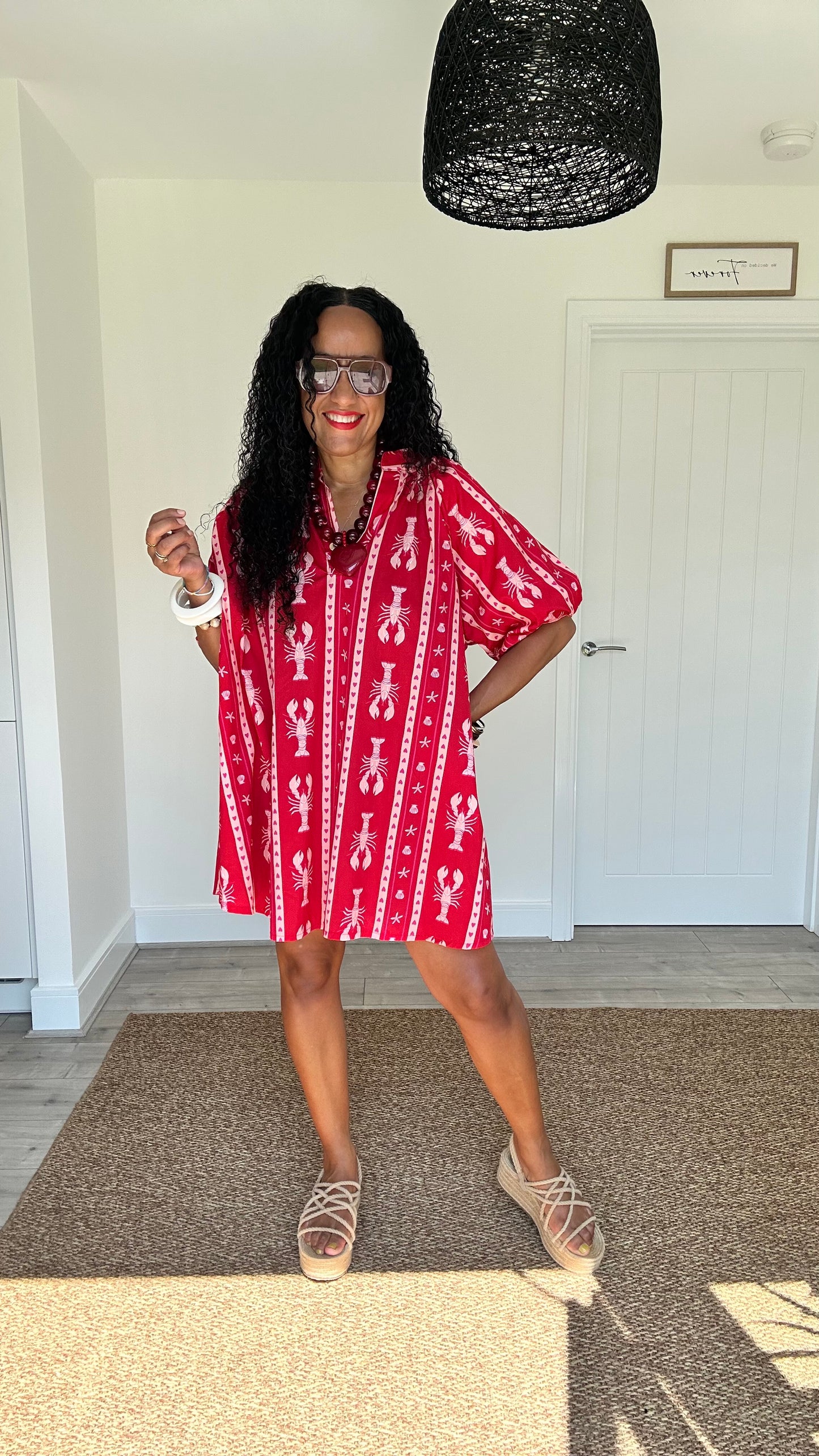 SUNSET LOBSTER TUNIC DRESS *New