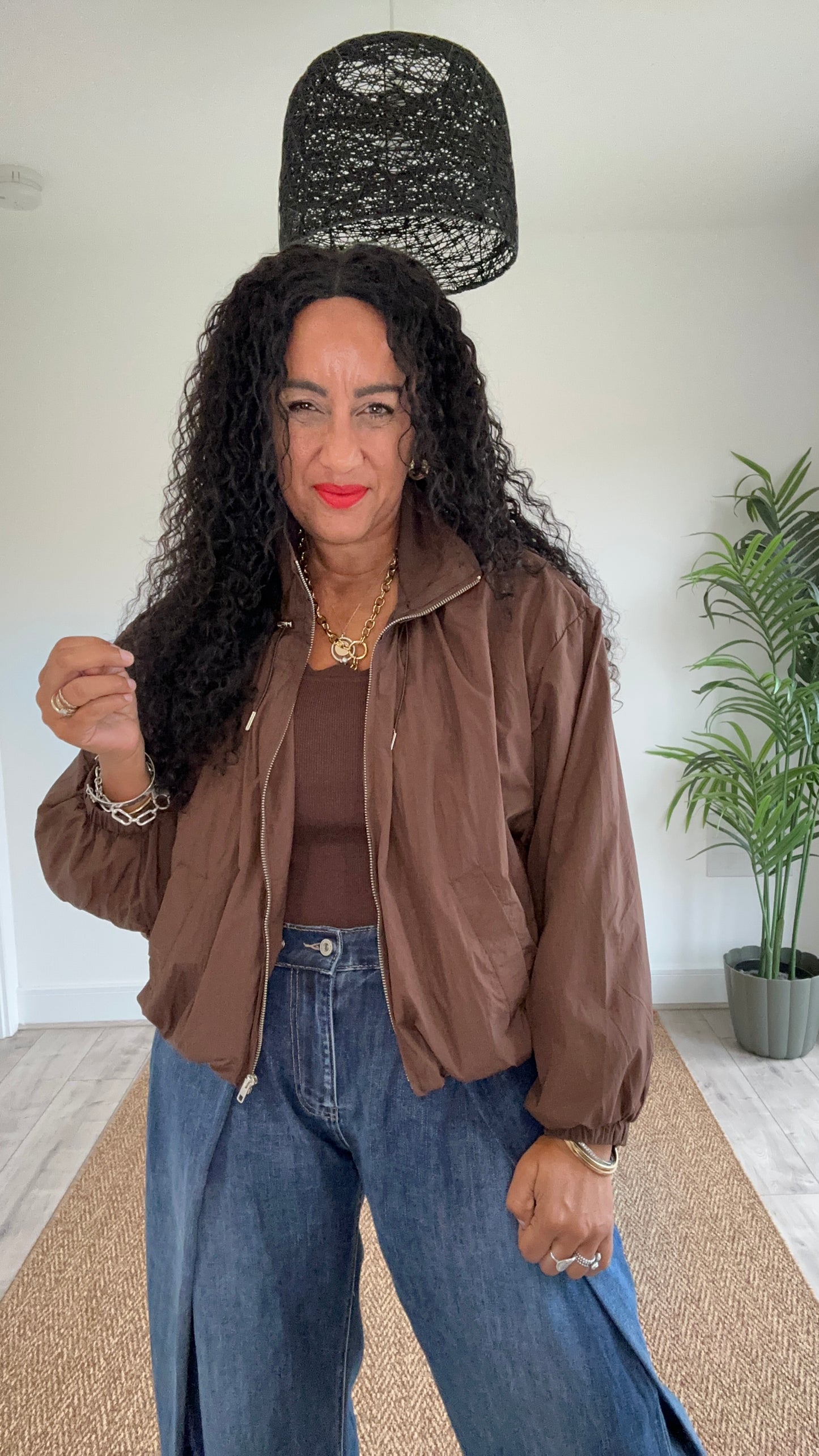 SIMONE JACKET BROWN *New