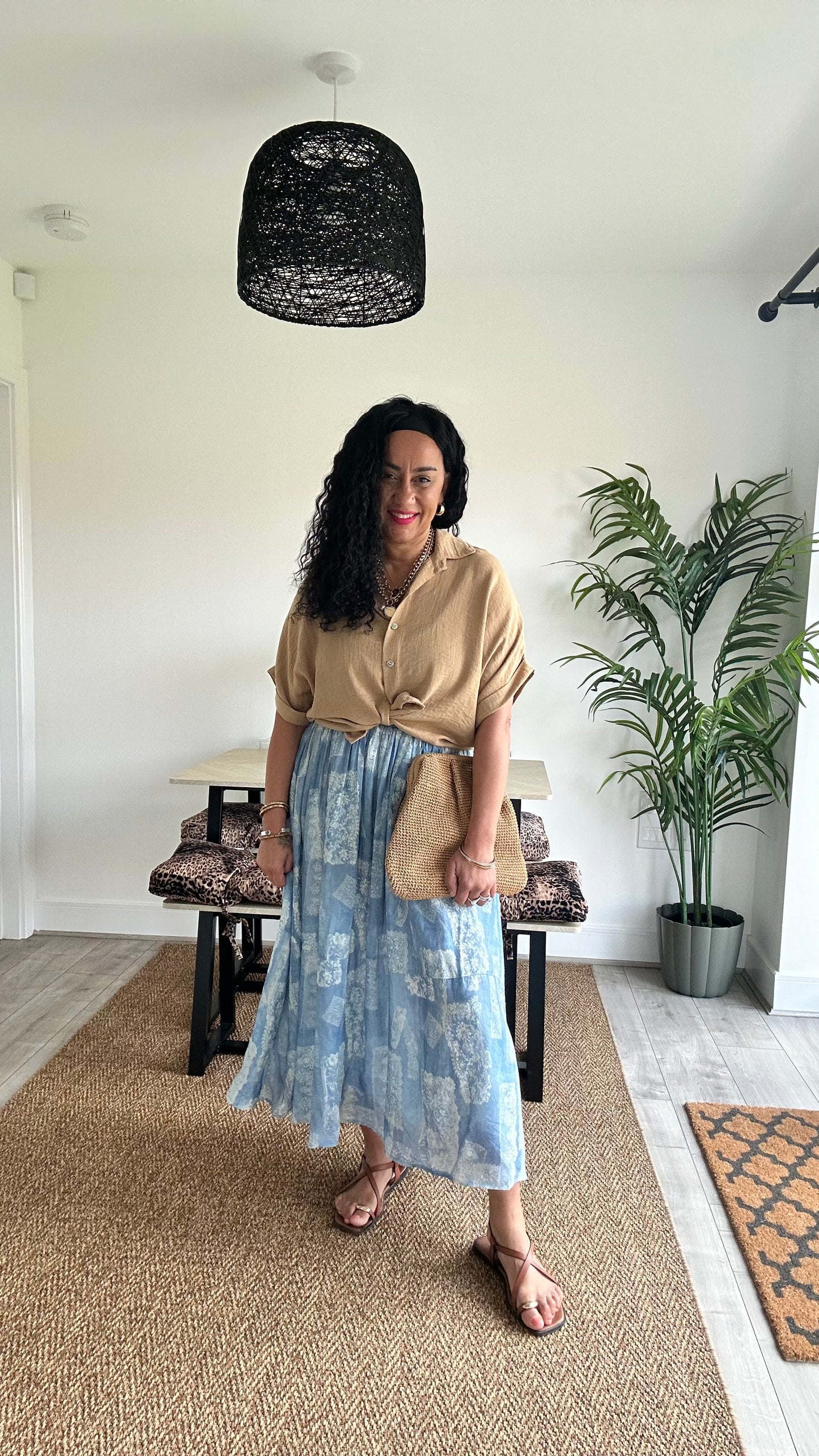SALE ADELE VINTAGE INSPIRED DETAIL SKIRT