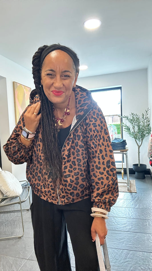 EZMAI LEOPARD RAINCOAT *New