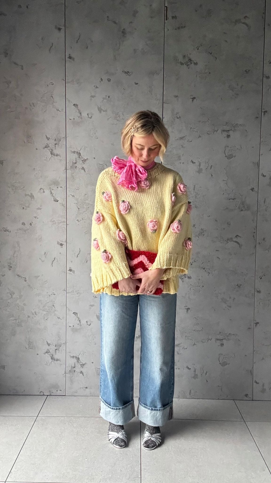 SORBET HANDMADE KNIT YELLOW *New