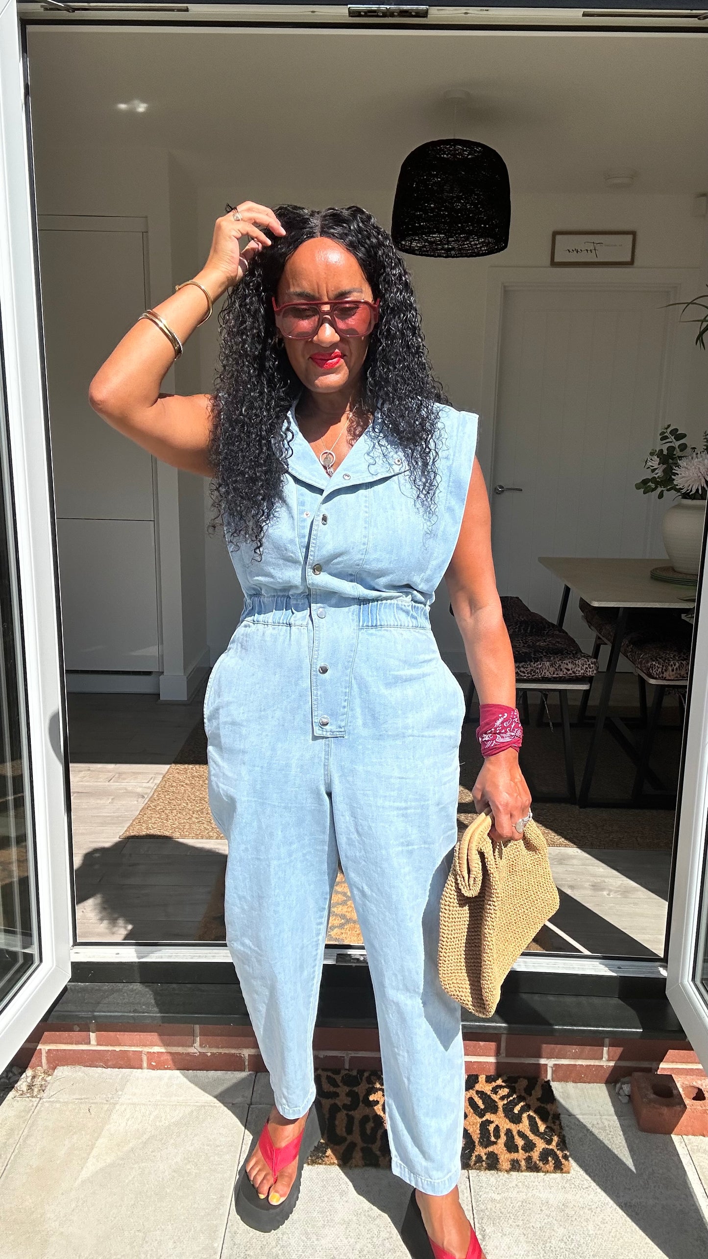 MARCIA DENIM JUMPSUIT *New