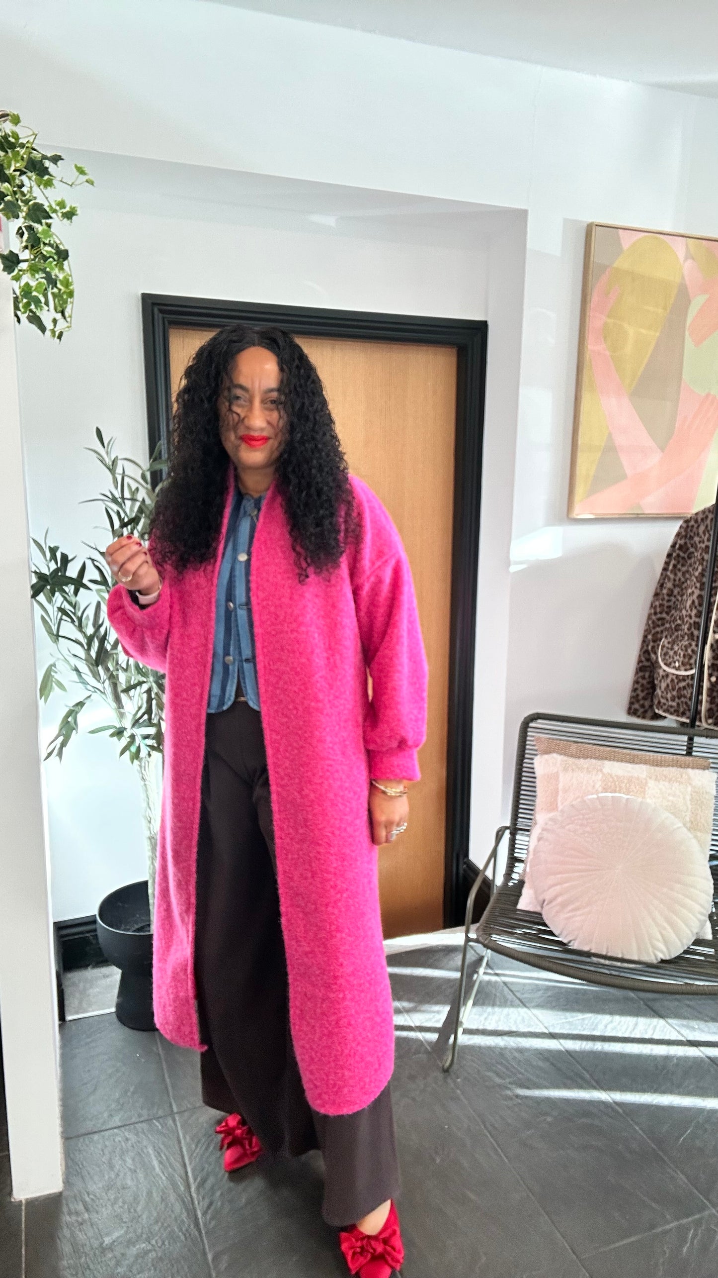 ALMA COATIGAN PINK *NEW