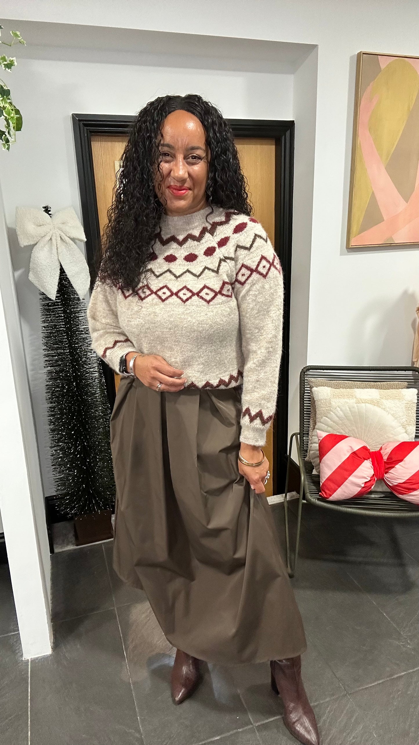 NORDIC JUMPER DEEP OATMEAL *NEW