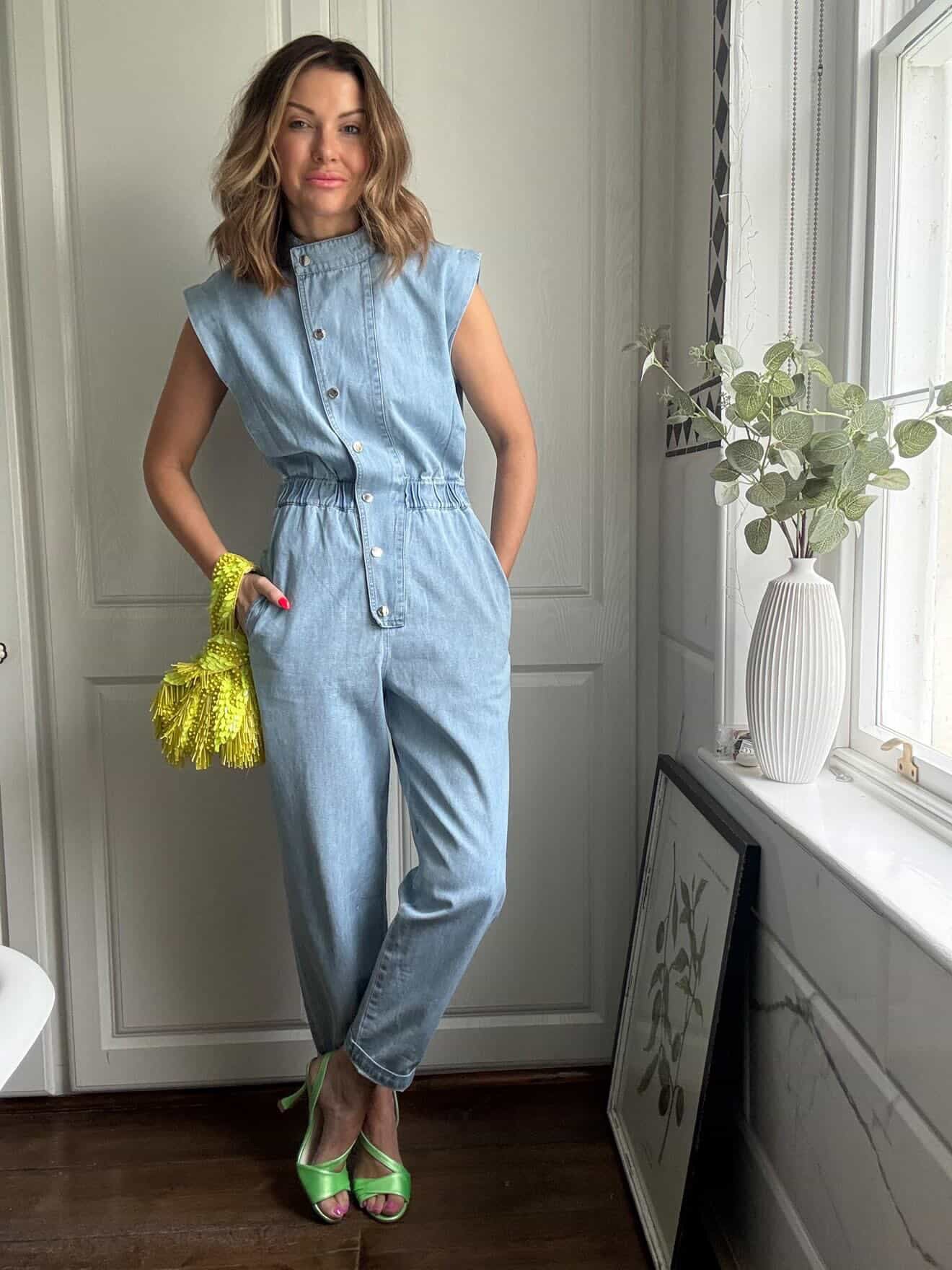 MARCIA DENIM JUMPSUIT *New