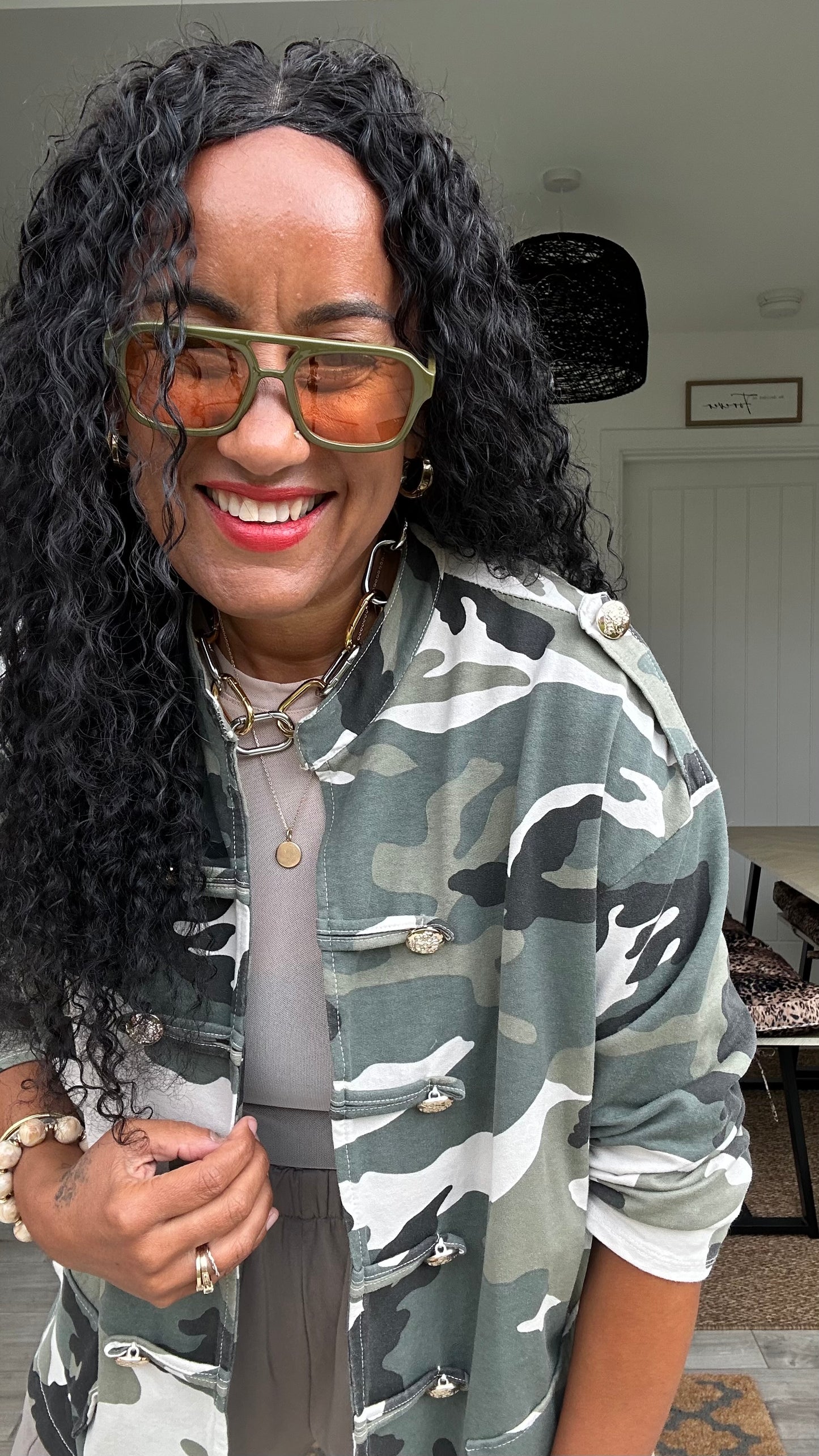 CAMOUFLAGE MILITARY JACKET *New
