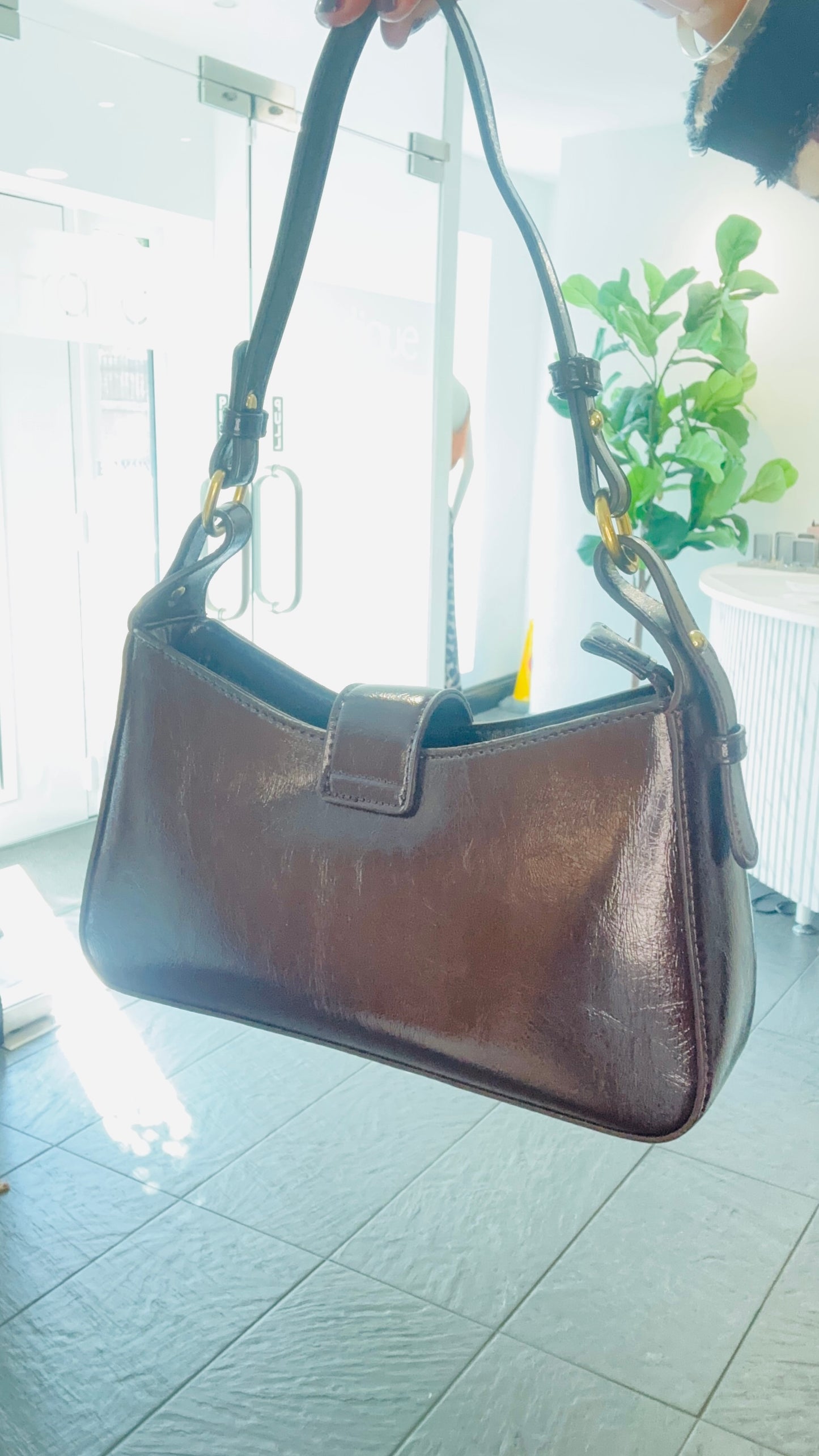 KURT PU LEATHER BAG RICH BURGUNDY *New