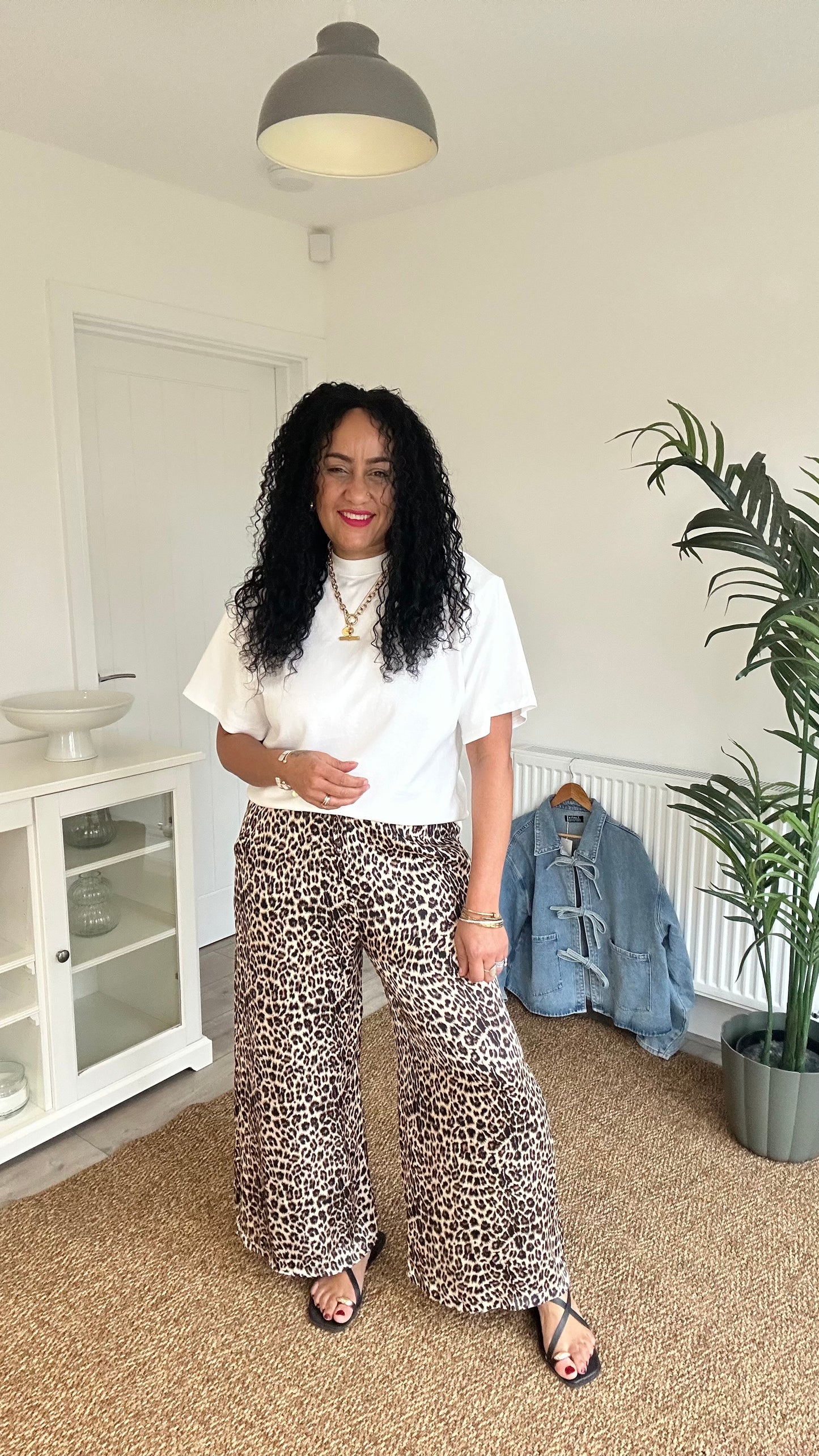 ALICE LEOPARD PRINT PALAZZO TROUSERS  *New & Trending