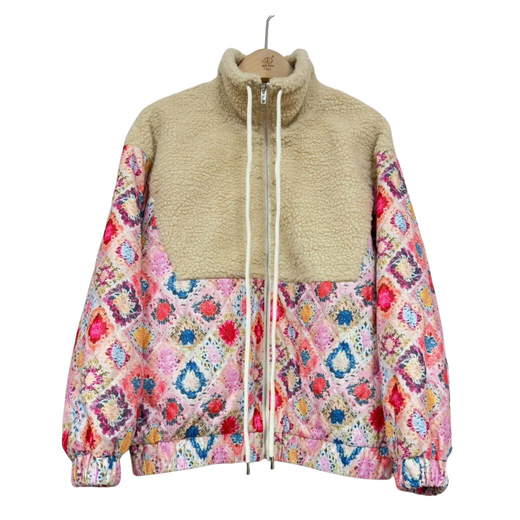PHOEBEA BORG MULTICOLOURED JACKET *New