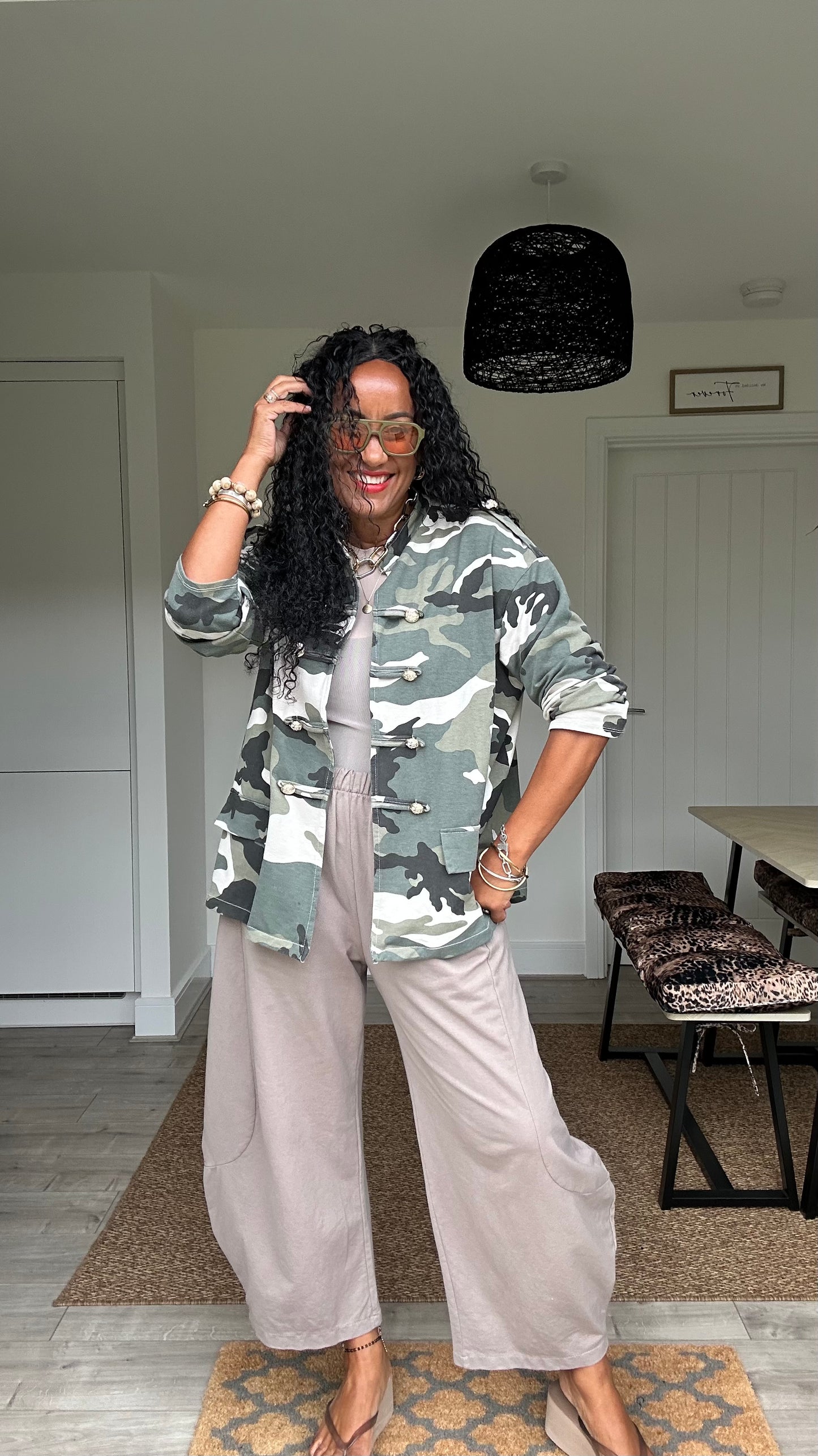 CAMOUFLAGE MILITARY JACKET *New