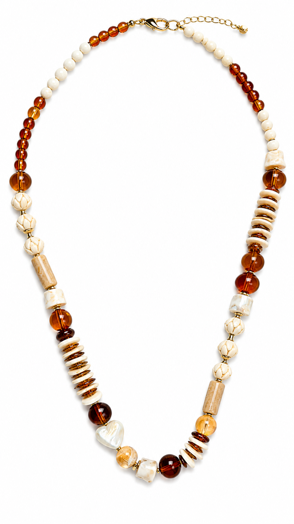 AMBERLUSH BEADED NECKLACE *New