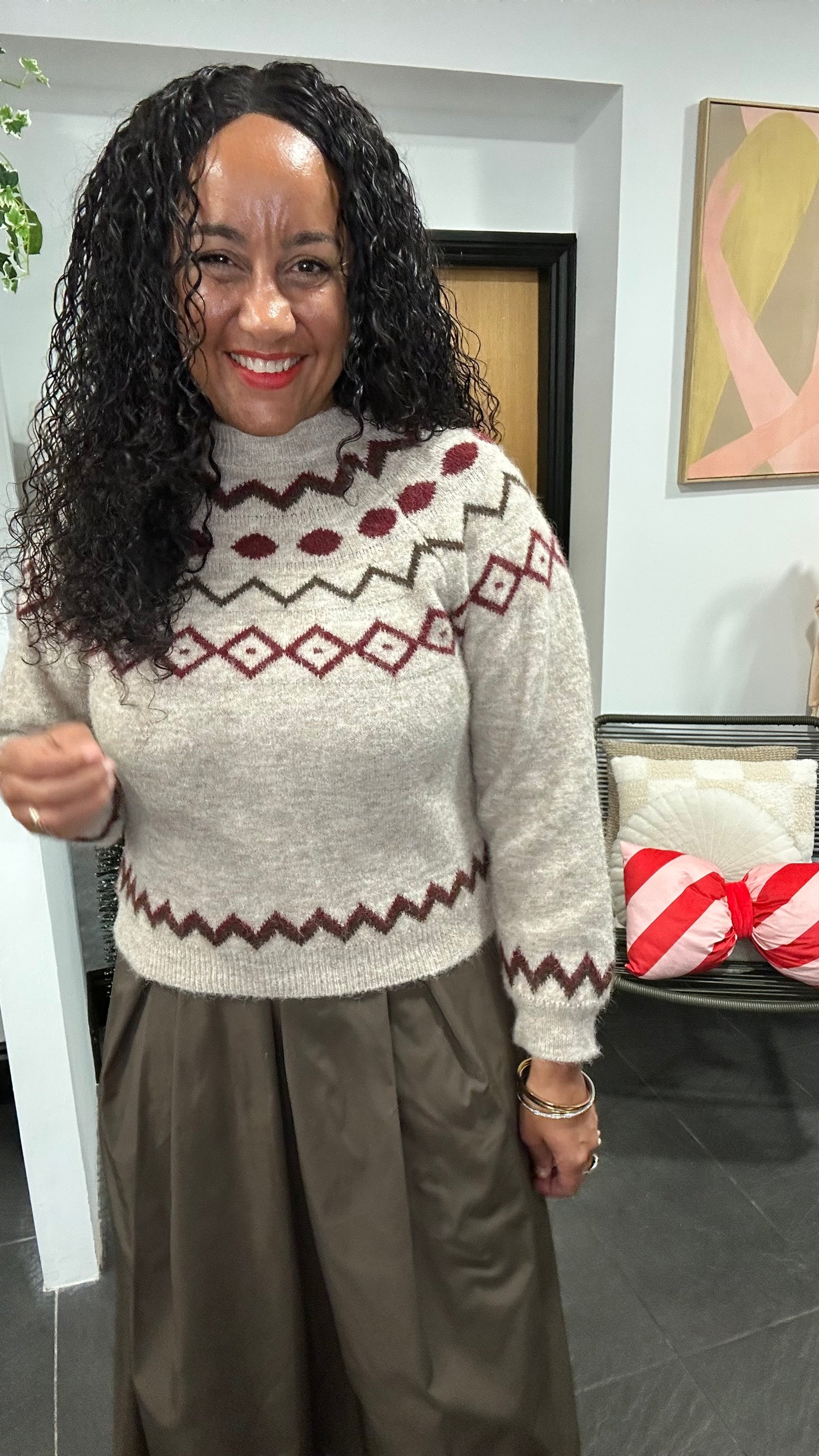 NORDIC JUMPER DEEP OATMEAL *NEW