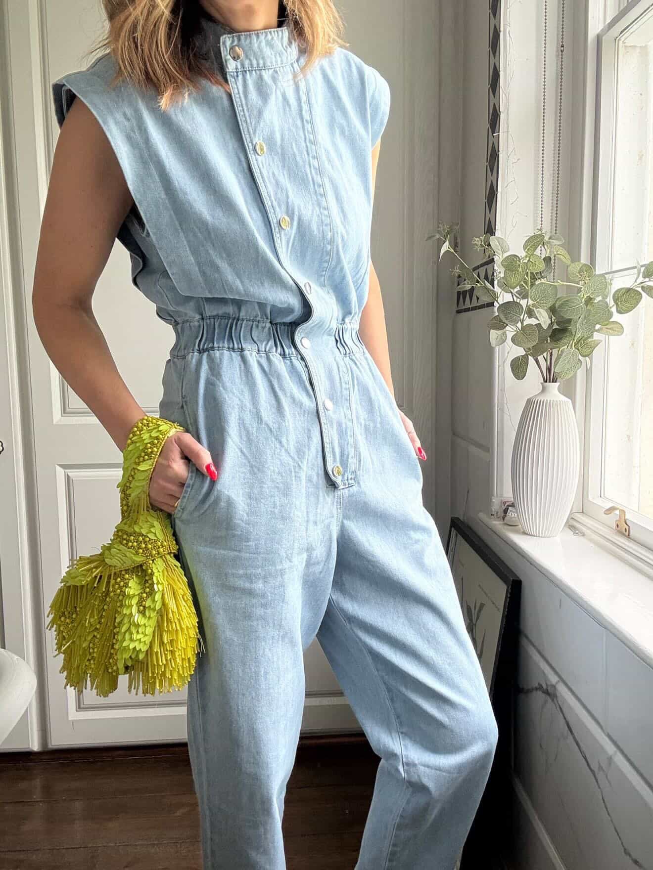 MARCIA DENIM JUMPSUIT *New
