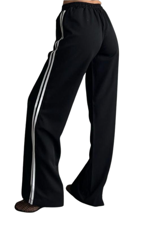 ROXIE TAPE TROUSERS BLACK *New