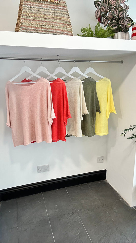 FINLEY FINE KNIT BLUSH *New