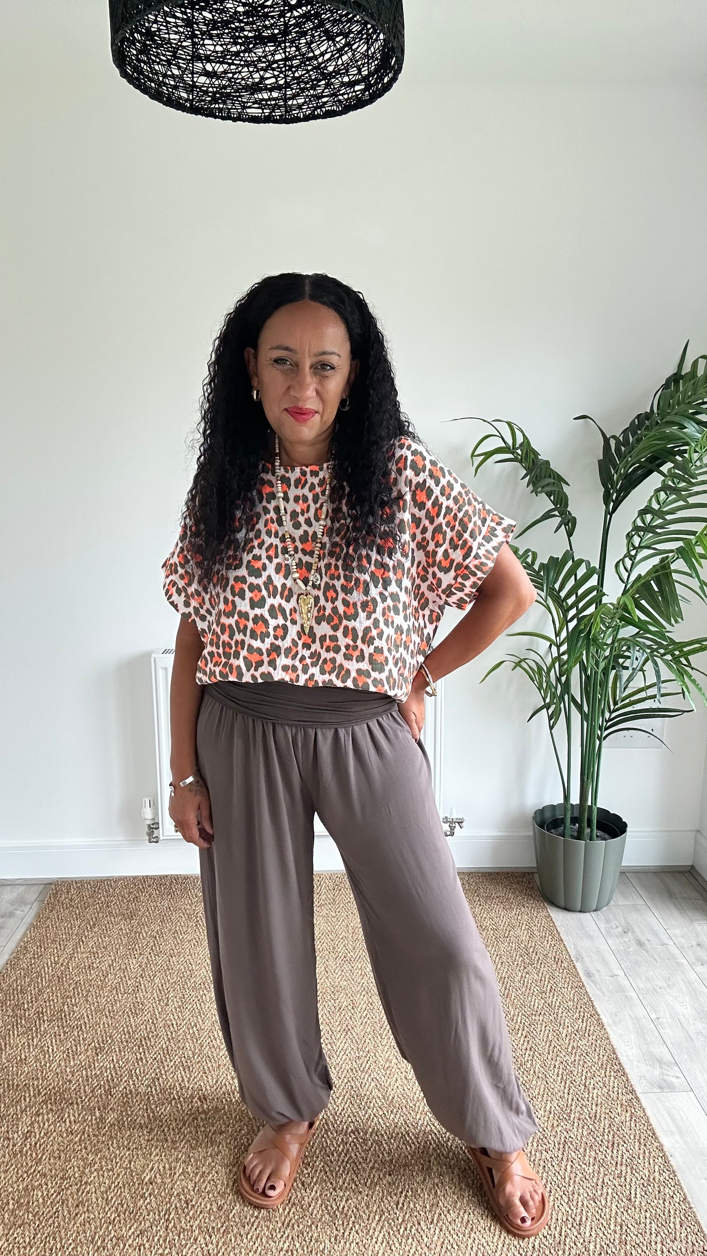 FRUITELLA GENE TROUSERS BROWN *New