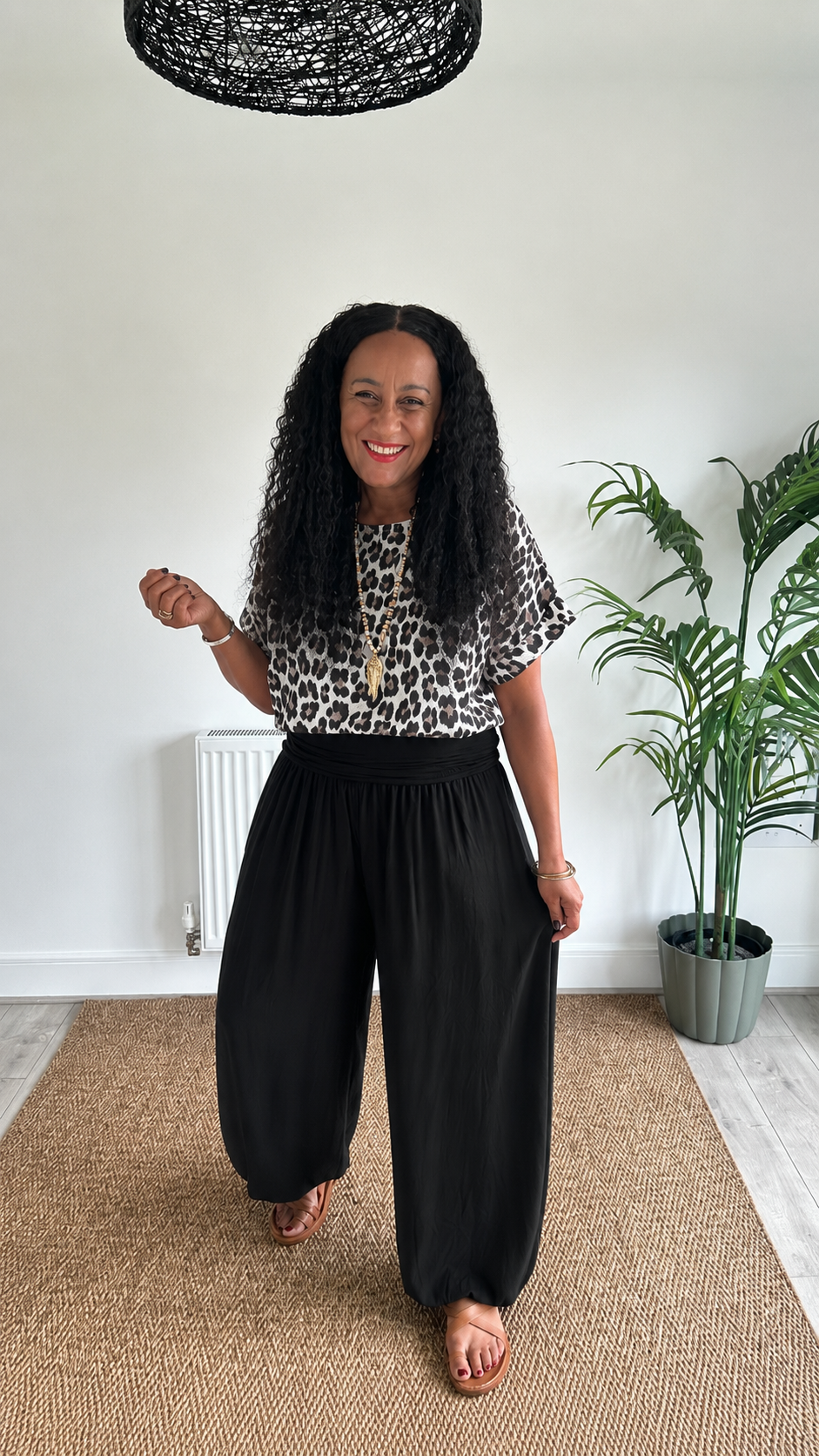 FRUITELLA GENE TROUSERS BLACK *New