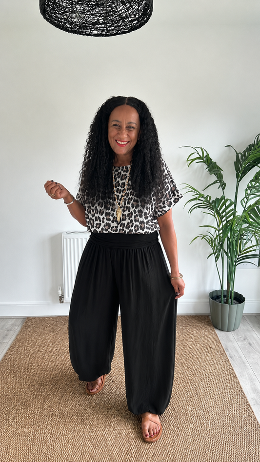 FRUITELLA GENE TROUSERS BLACK *New