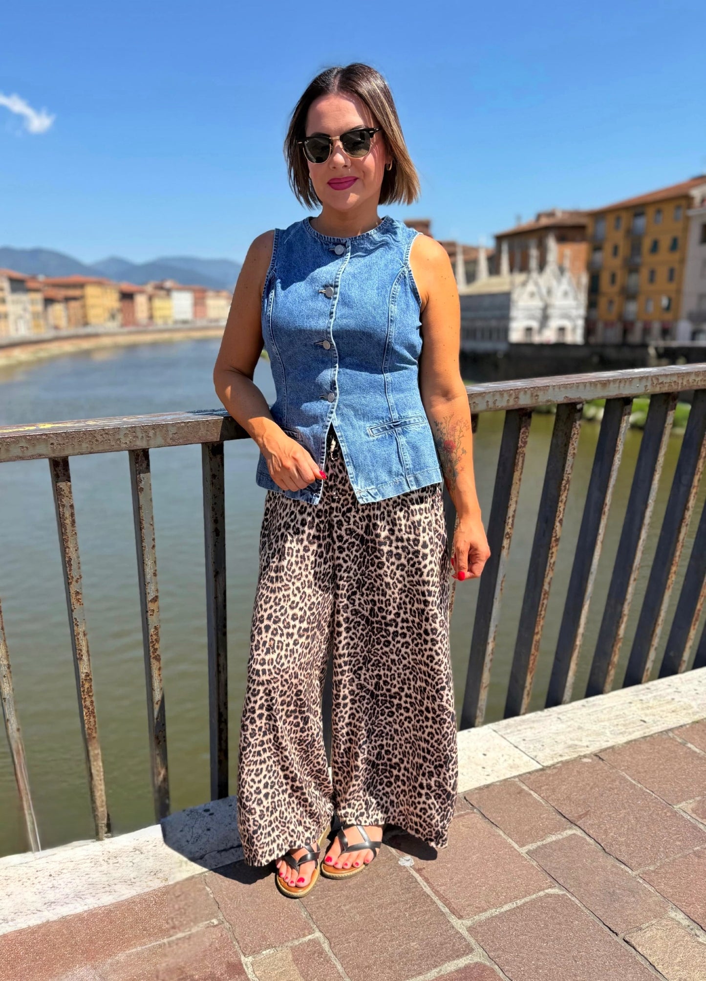 ALICE LEOPARD PRINT PALAZZO TROUSERS  *New & Trending