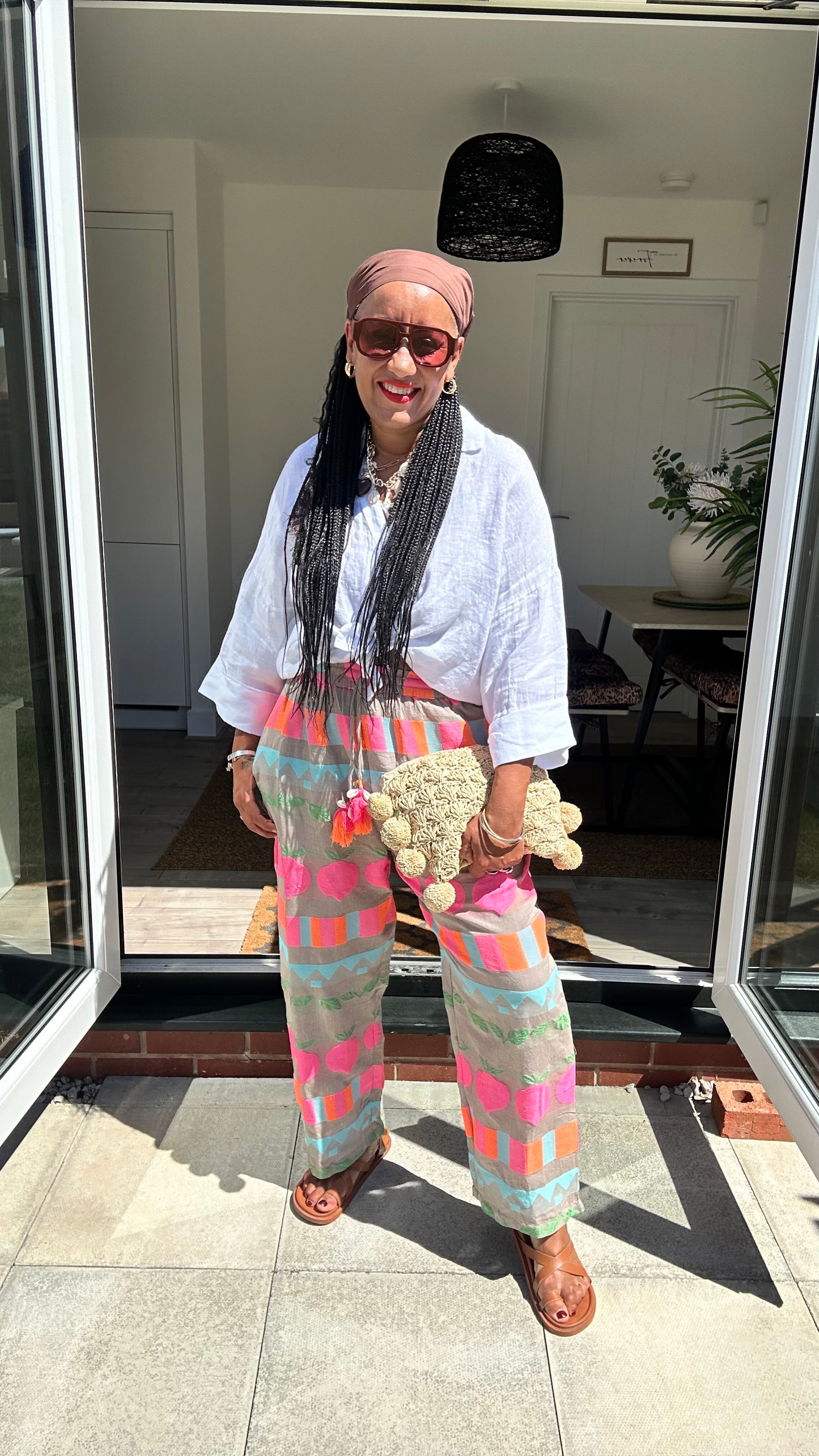 ARTISAN HANDCRAFTED TROUSERS 💗 PINK  FRUIT *New