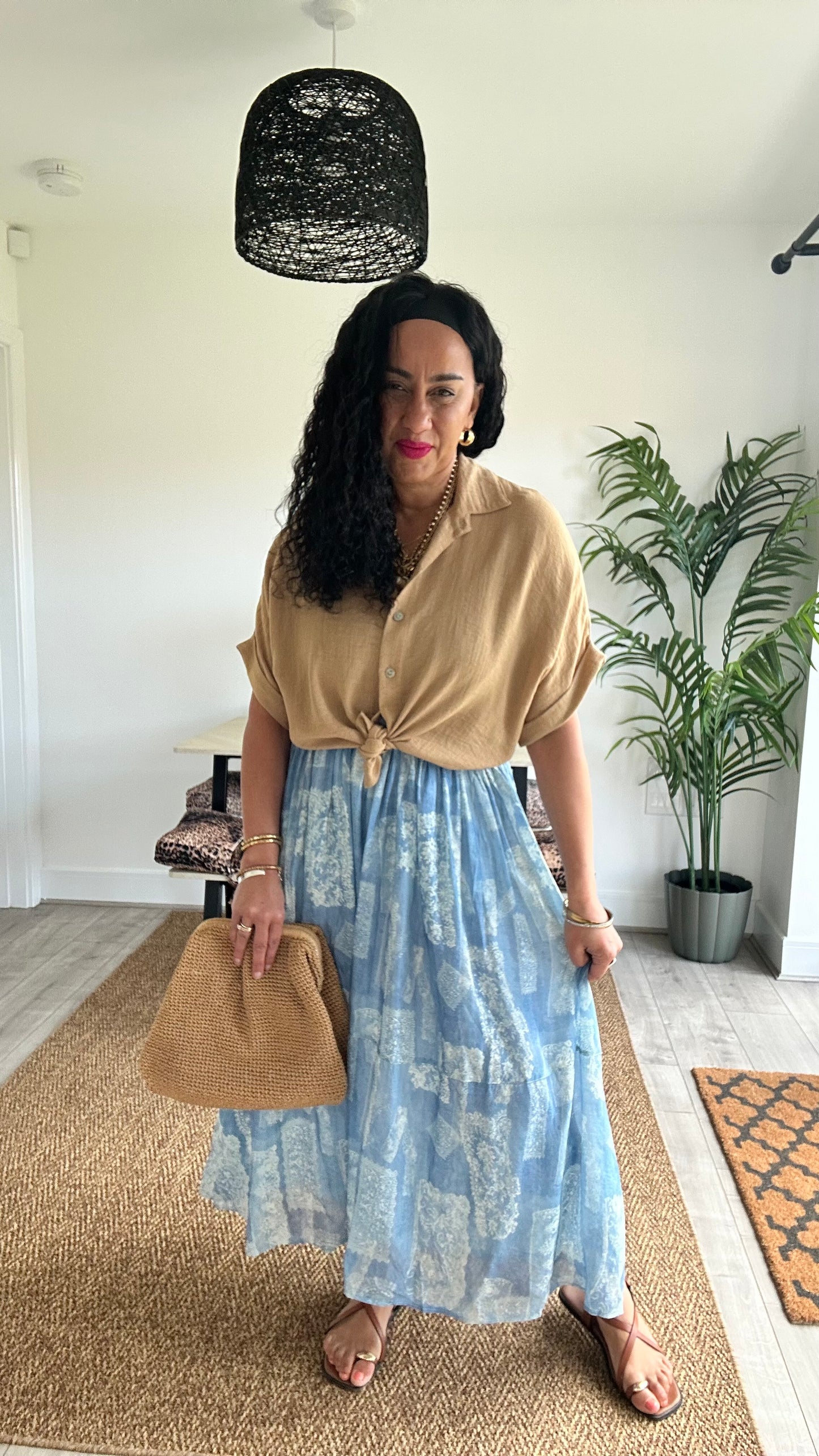 SALE ADELE VINTAGE INSPIRED DETAIL SKIRT