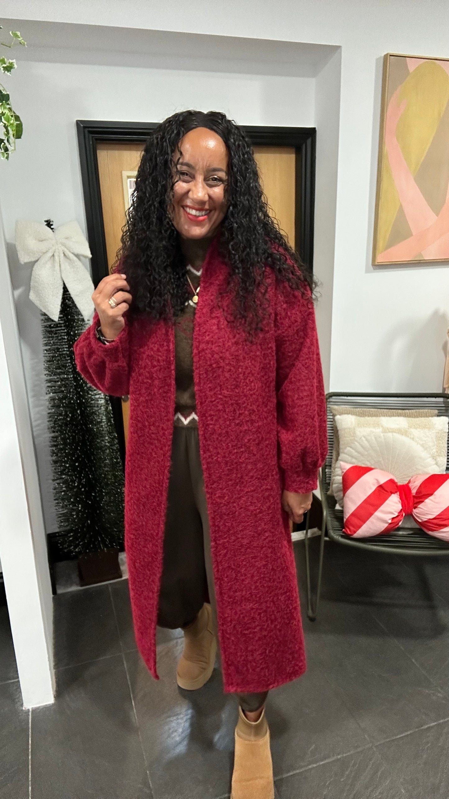 ALMA COATIGAN BURGUNDY WINE *NEW